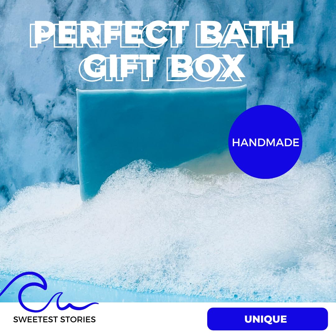 Sweetest Stories Luxury Spa Gift Set for Women - Perfect Bath Gift Box for Birthday, Anniversary, Holiday | Relaxation & Self-Care Present for Book Lovers, Readers | Ideal for Spa Nights, Romantic Baths, and Cozy Reading Moments