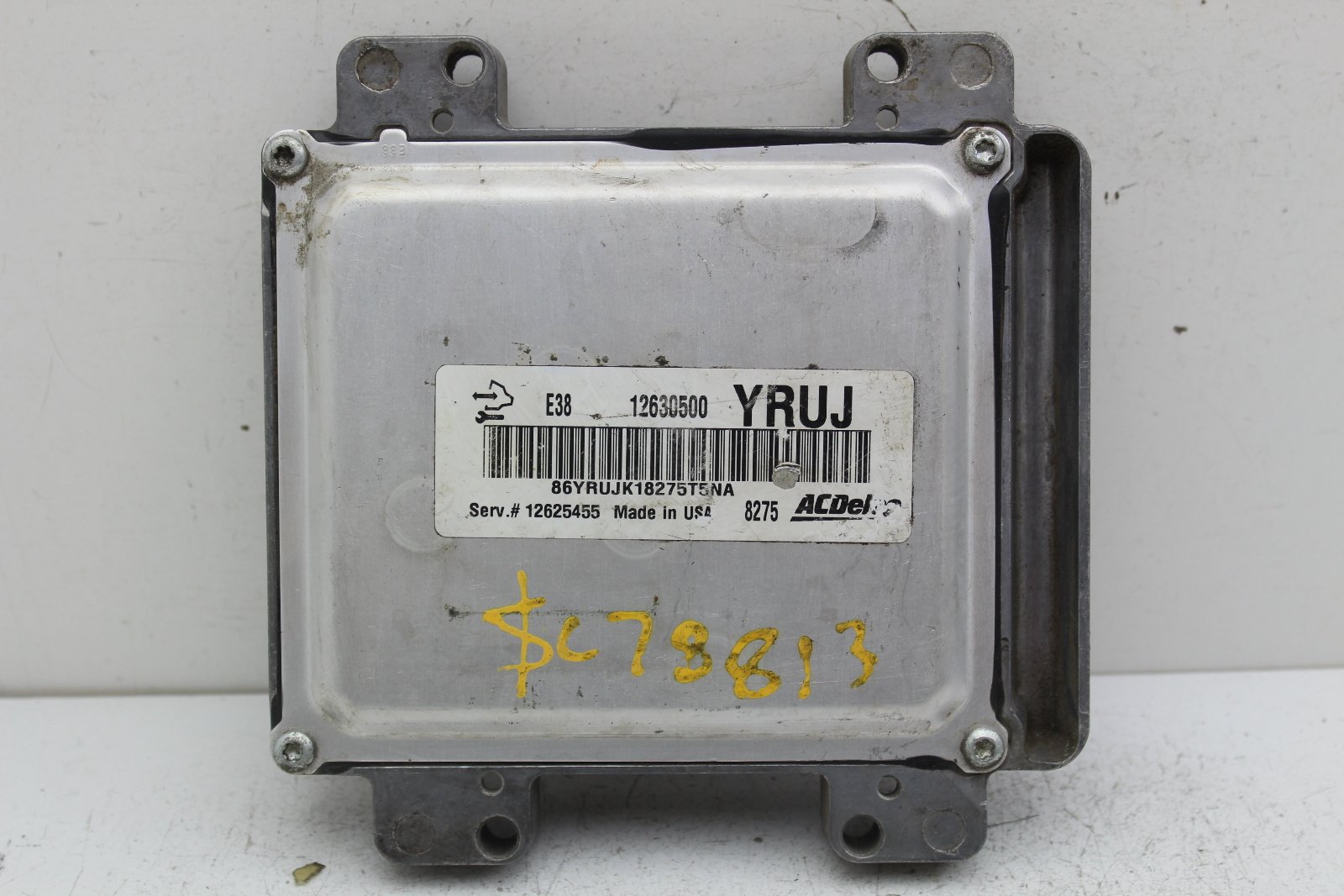 09-10 Pontiac G6 Engine Control Module (ECM) - OEM 12625455 EBX Computer Brain ECU - Compatible with 2009-2010 Pontiac G6 Models - Perfect for Engine Performance & Diagnostics