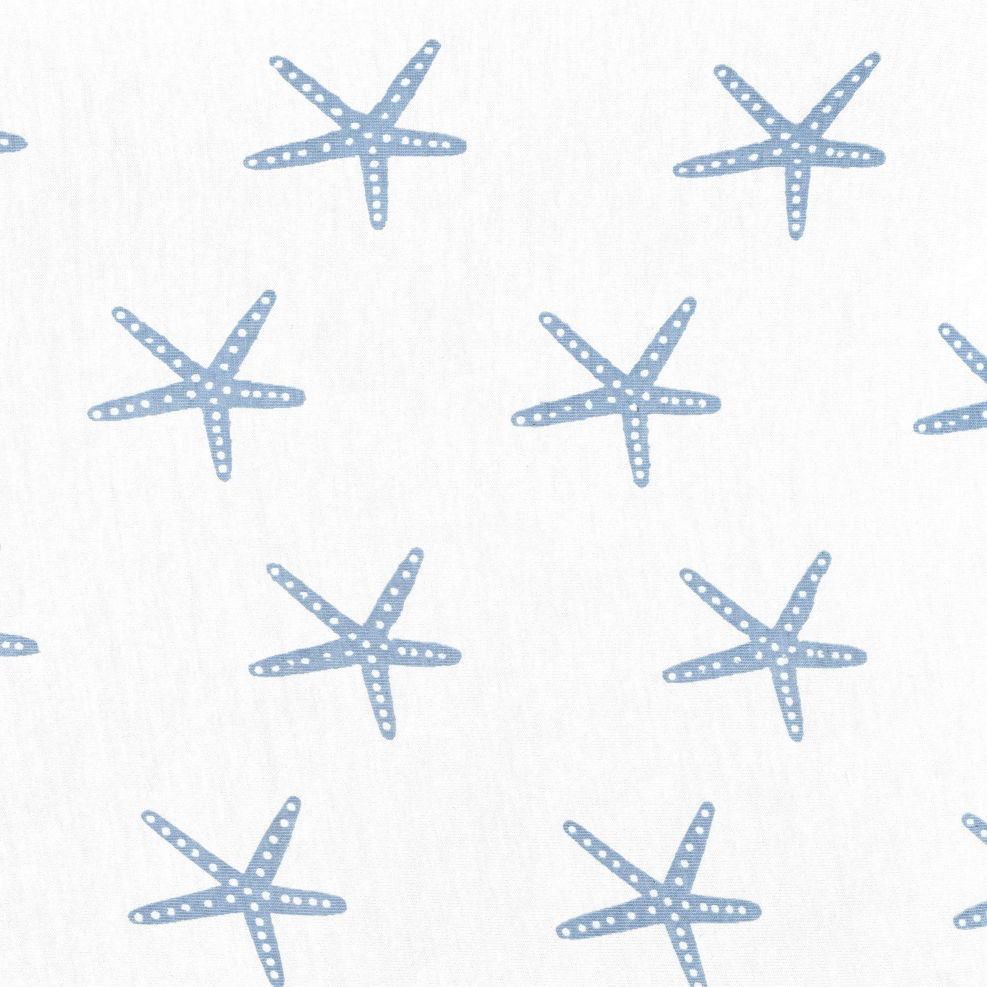 Lush Decor Organic Cotton Baby Changing Pad Cover 2-Pack - Blue for Nursery & Travel