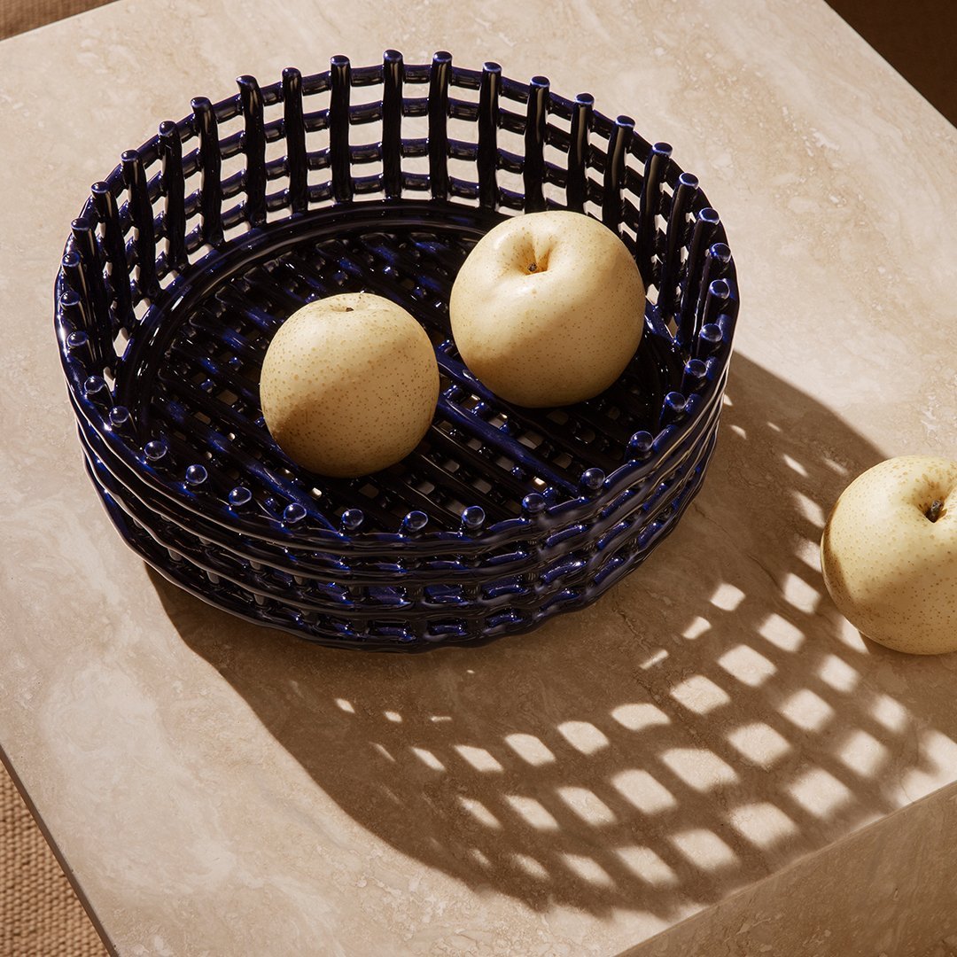 Elegant Ceramic Centerpiece for Dining Table Decor - Handcrafted Home Decor for Weddings, Parties & Holiday Celebrations