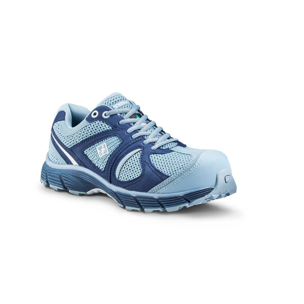 Terra Pacer 2.0 Women's Safety Shoes - Composite Toe Athletic Work Sneakers TR106020E36 in Ocean Blue | Lightweight & Comfortable for Nurses, Warehouse & Construction Workers