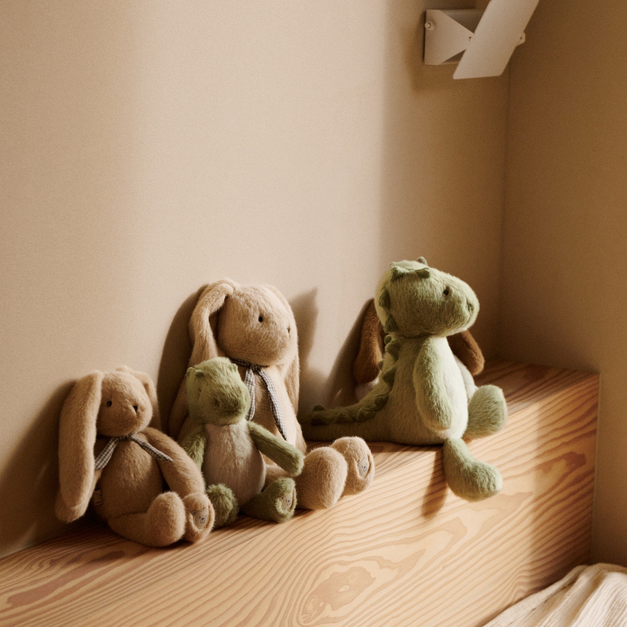 LIEWOOD Berto Rabbit Plush Stuffed Animal - Soft & Cuddly Teddy Bear Toy for Kids, Mist Grey | Perfect for Nursery Decor, Baby Shower Gifts & Toddler Comfort