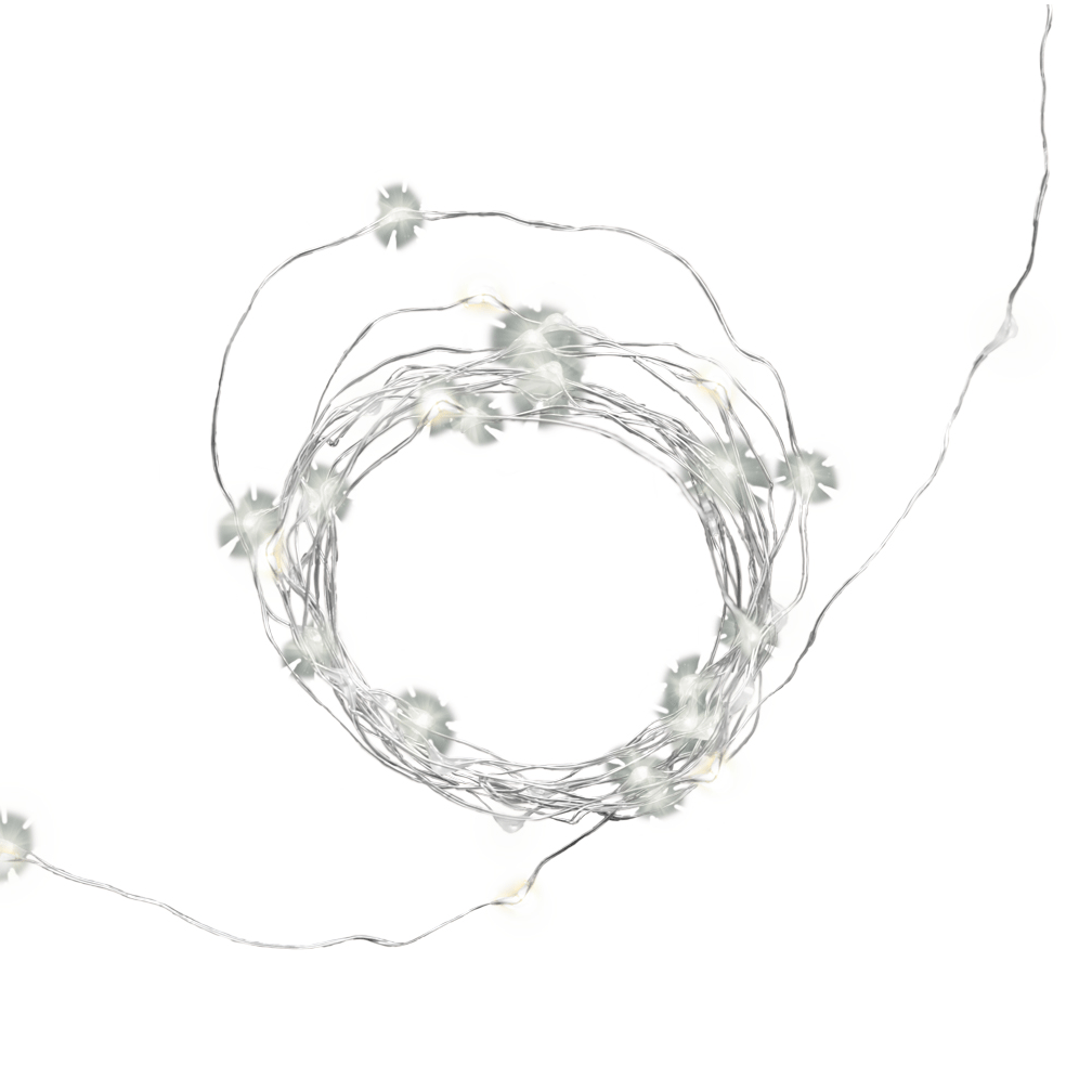 Silver Fairy String Lights - 33ft 100 LED Waterproof Outdoor/Indoor Decorative Lights for Wedding, Party, Garden, Patio, Christmas Tree Decorations