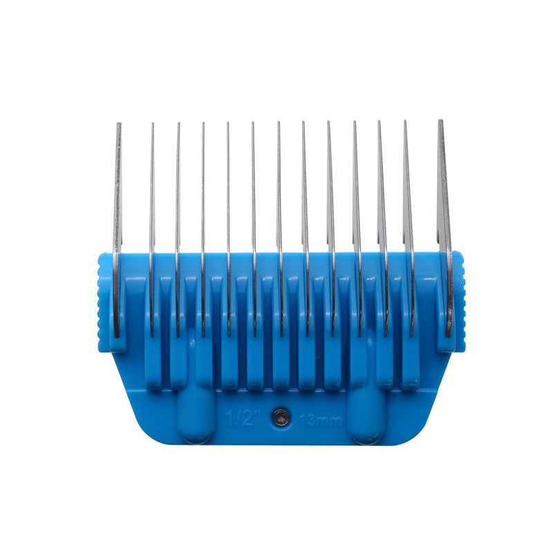 Artero Wide Metal Snap On Combs (A5 Compatible) - 8 Sizes for Professional Hairdressing & Barbering | Perfect for Salon Styling, Hair Cutting & Beard Trimming