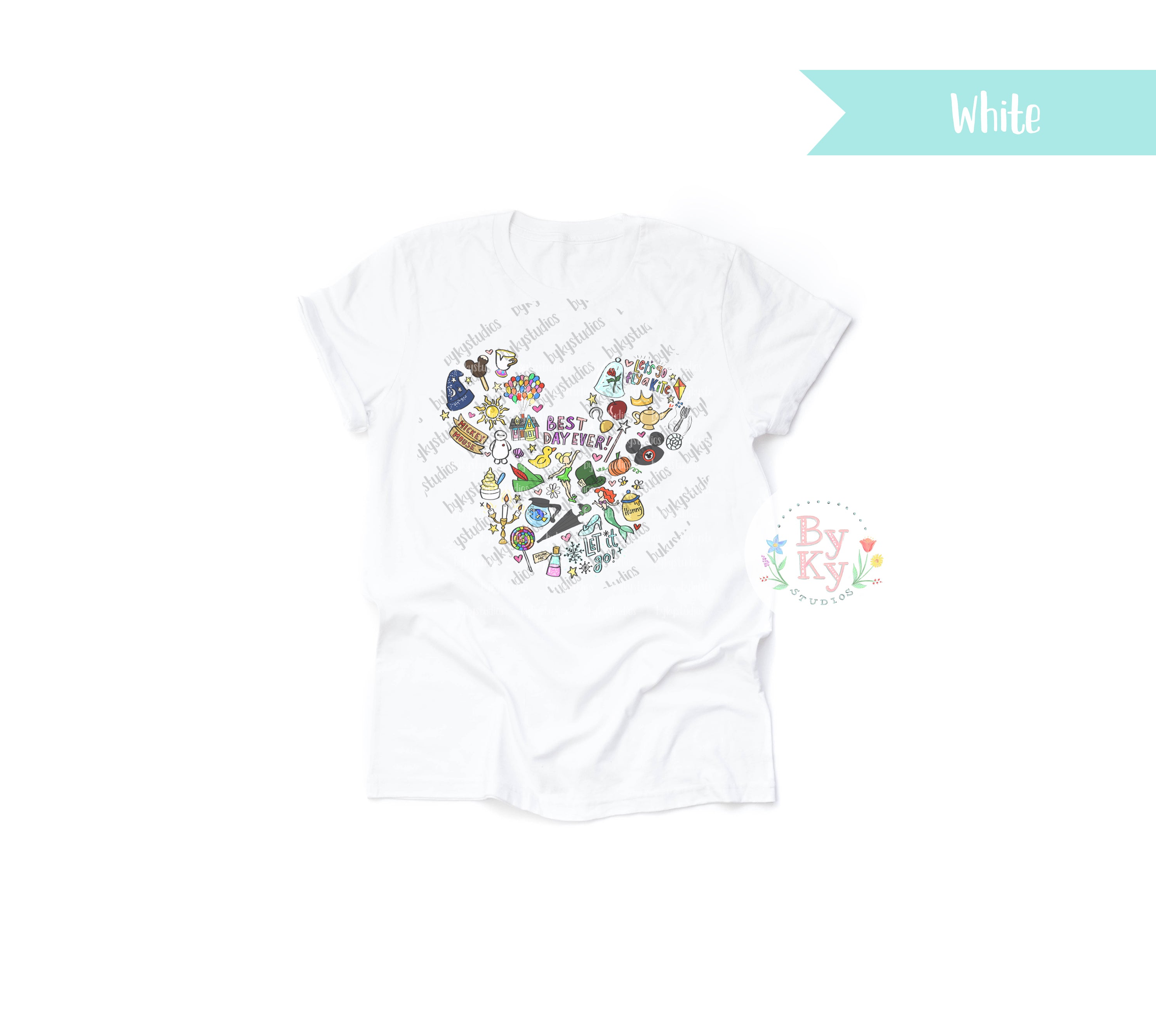 Mickey Mouse Graphic T-Shirt for Men & Women - Soft Cotton Unisex Tee in Light Colors - Casual Wear, Disney Fan Gift, Theme Park Outfit