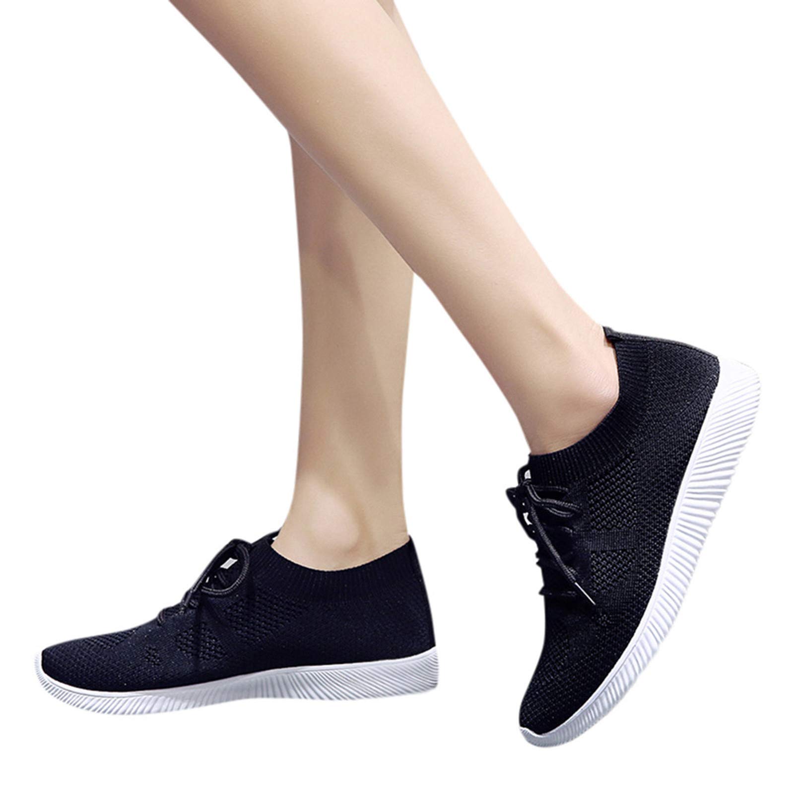 Women's Breathable Mesh Slip-On Running Shoes - Lightweight Athletic Walking Shoes for Women - Perfect for Jogging, Gym Workouts & Casual Wear