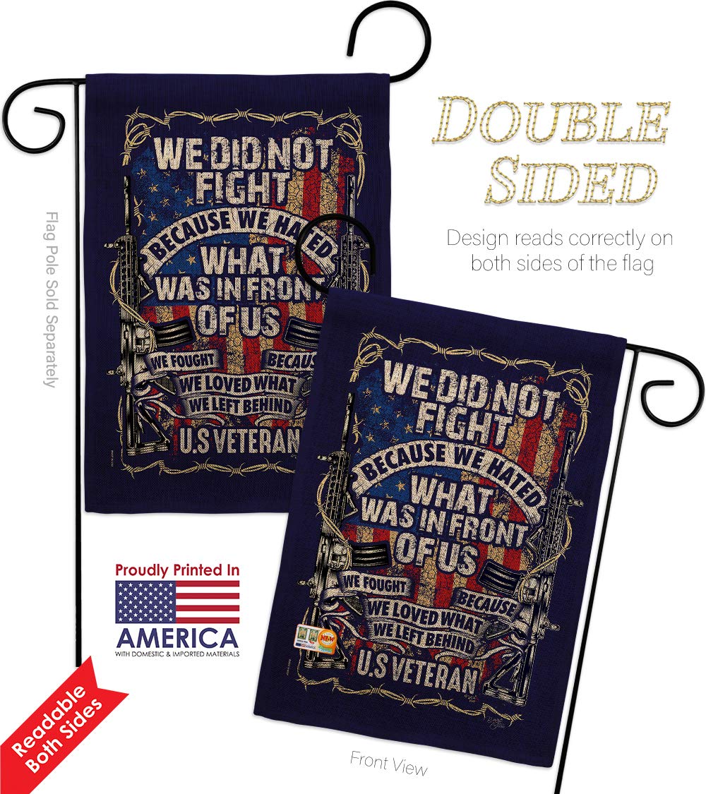 Burlap Garden Flag Set - Military Support for All Branches - Perfect for Yard & Home Decor