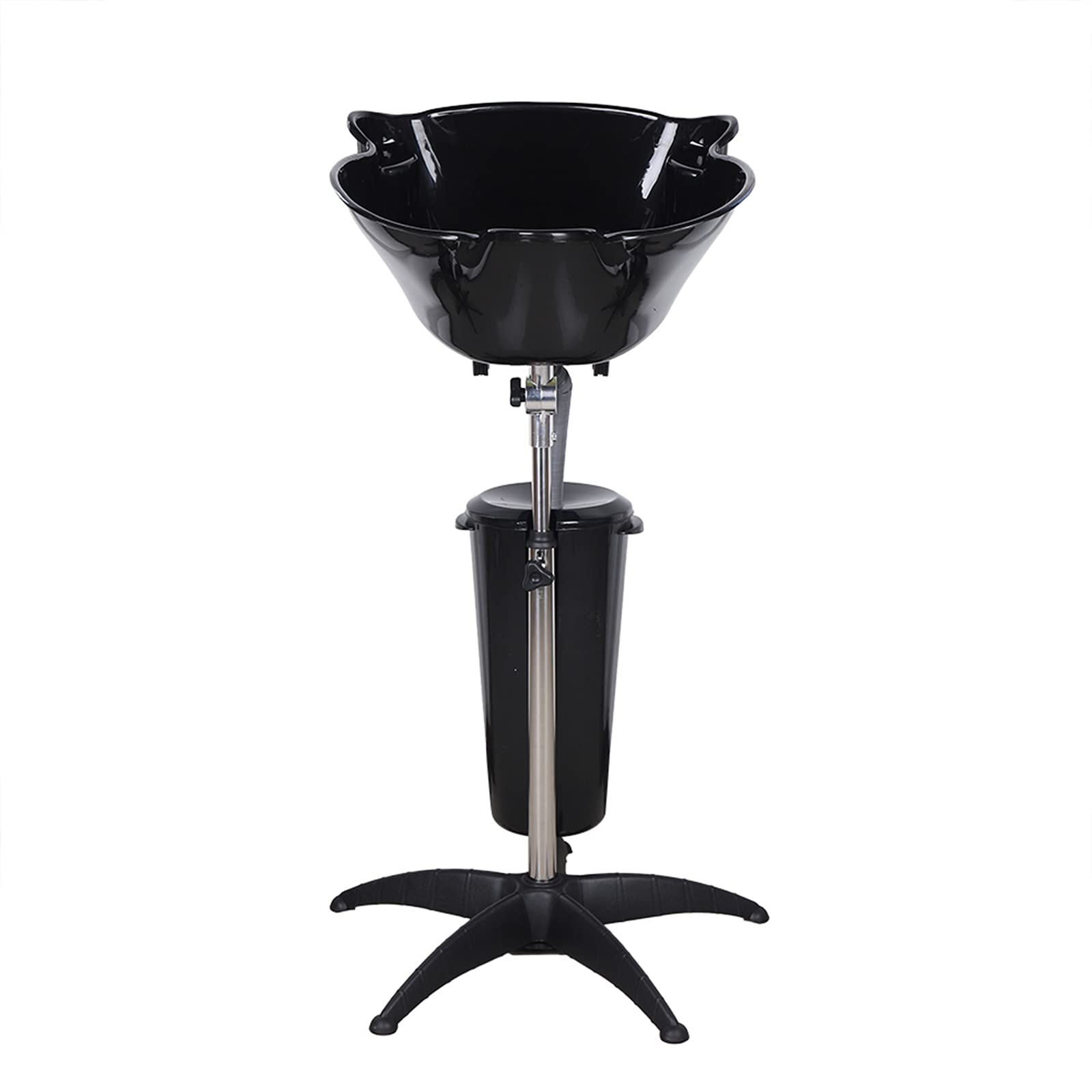 Portable Adjustable Salon Shampoo Sink Bowl with Drain Hose - Deep Hair Washing Basin for Home, Barber Shop & Beauty Salon - Perfect for Hair Treatments, Scalp Massage & Spa Relaxation (Style 2)