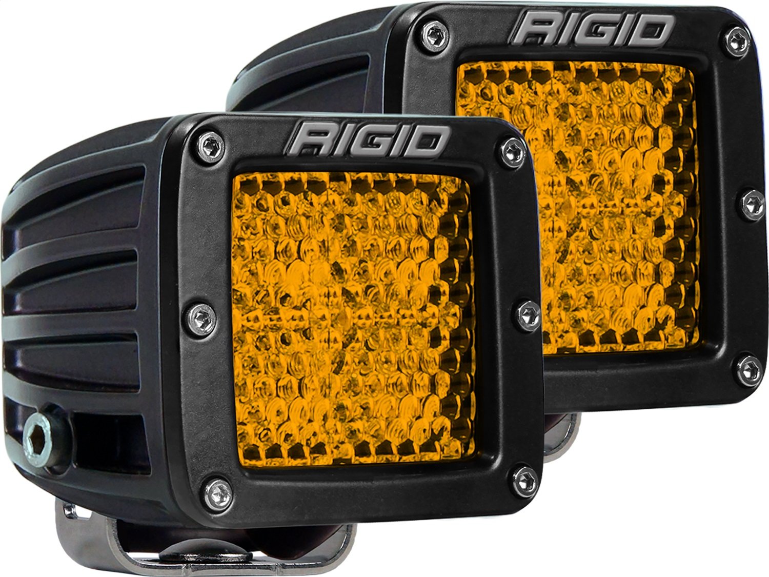 RIGID D-Series Amber LED Light Bar - High/Low Surface Mount Off-Road Lights for Trucks, Jeeps & ATVs | Durable Fog & Driving Lights for Night Adventures
