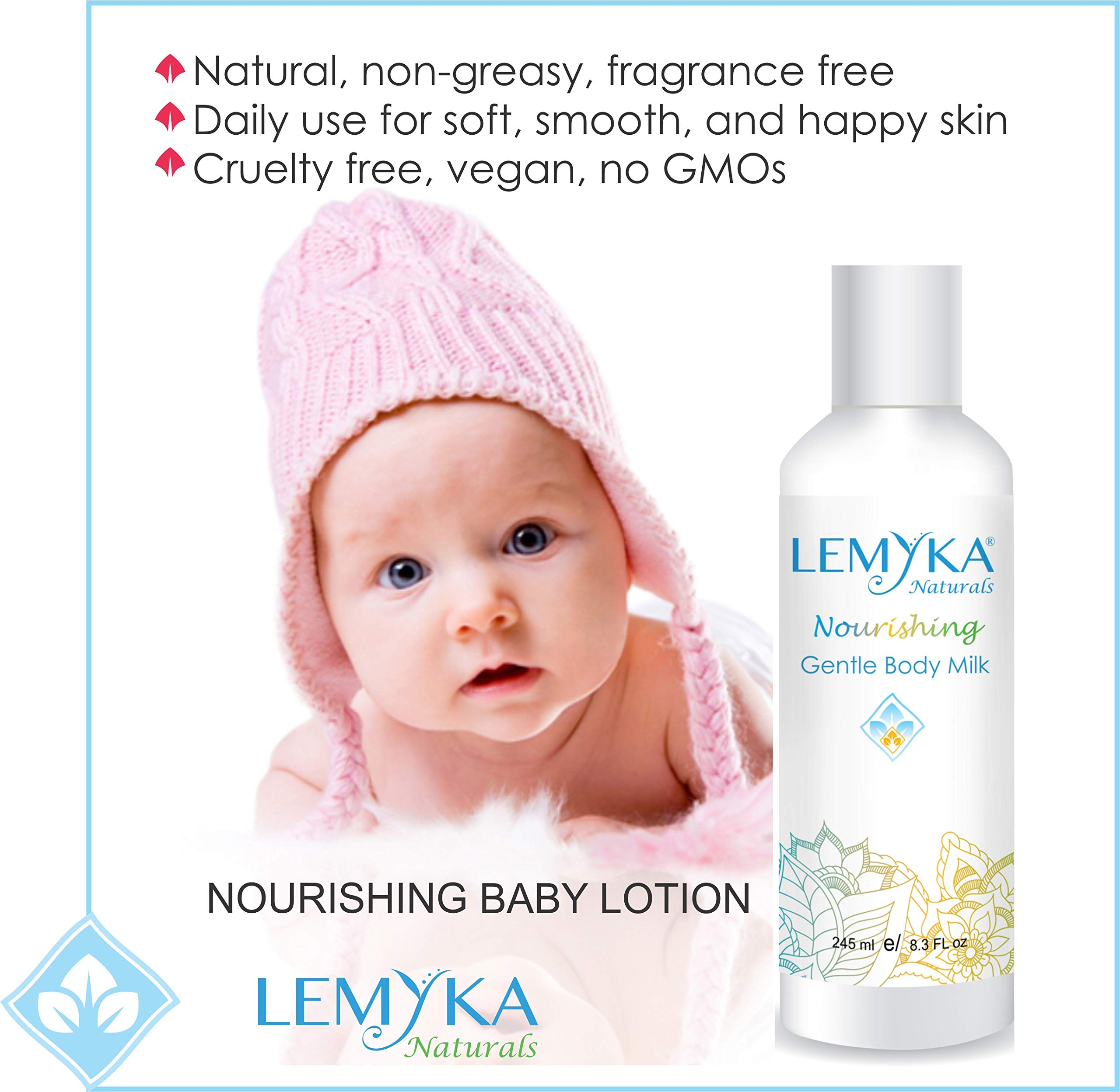 Natural Eczema Relief Cream for Sensitive Skin - 8.3oz Aloe Vera & Calendula Infused Body Lotion with Panthenol - Soothes Dry, Itchy Skin for Adults & Kids - Perfect for Daily Moisturizing After Shower or Before Bed