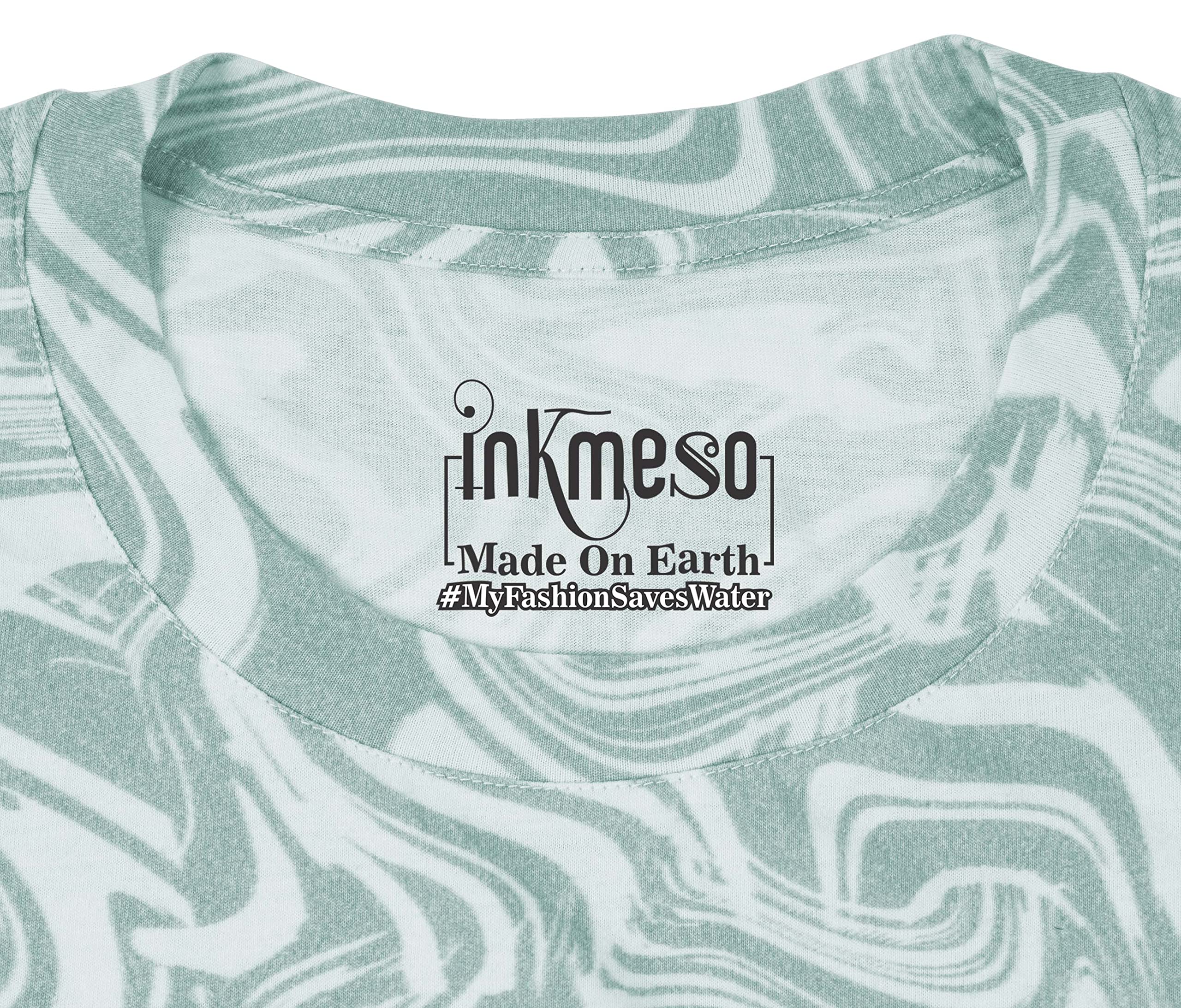 Inkmeso Men's Half Sleeve Loose Fit Printed Casual T-Shirt - Breathable Cotton Tee for Beach, Holiday & Summer Outfits | Trendy Streetwear & Vacation Wear