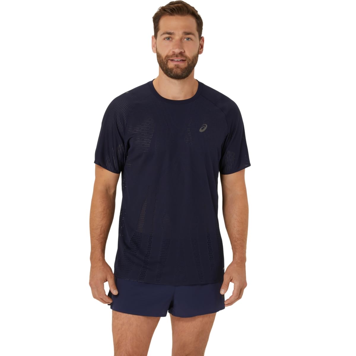 ASICS Men's METARUN Short Sleeve Running Shirt - Lightweight Performance Top for Marathon, Training & Outdoor Sports