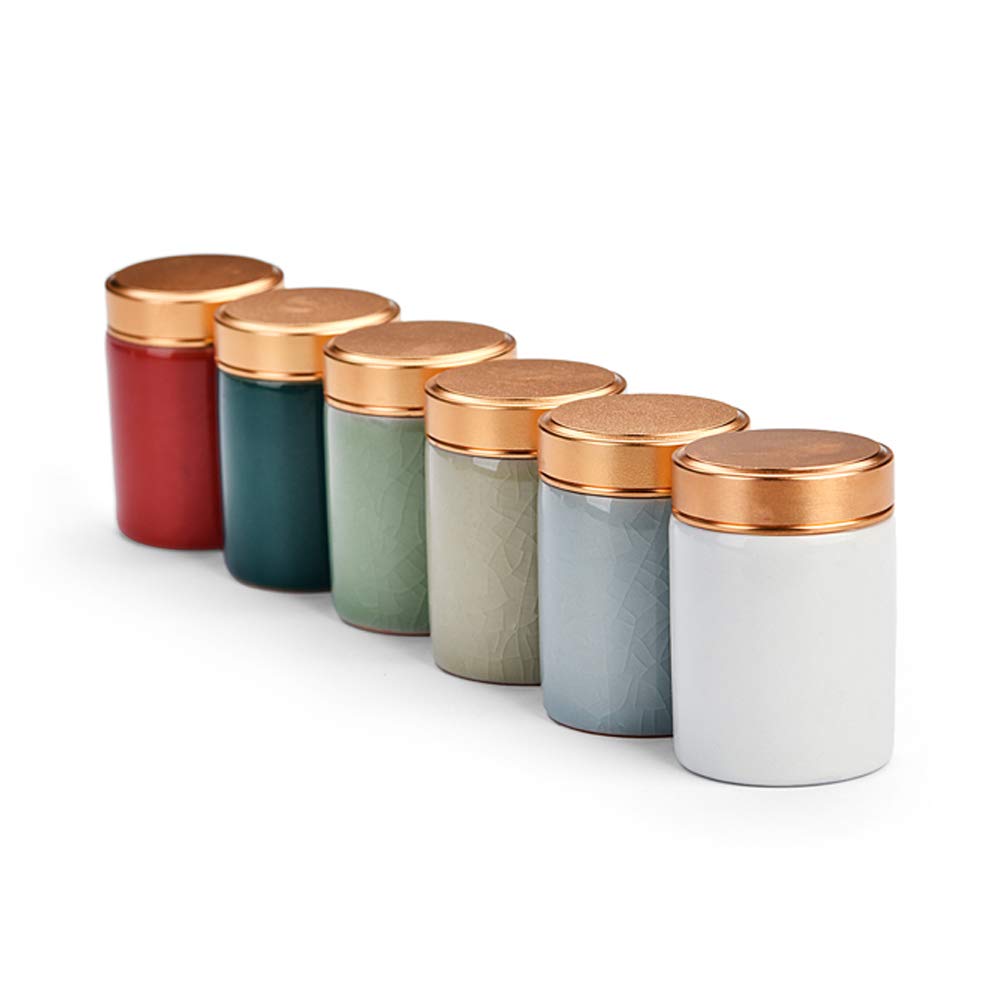 Premium 3-Piece Kitchen Canister Set for Tea, Coffee & Sugar Storage - Airtight Food Storage Containers with Lids - Perfect for Pantry, Countertop & Kitchen Organization (Set of 6)