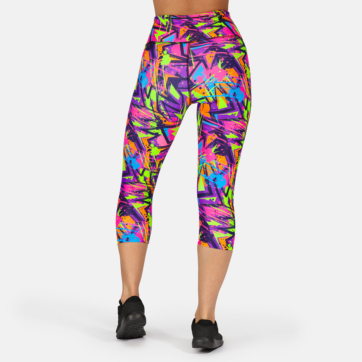 Trance Capri Pants - Women's High Waisted Yoga Pants for Workout, Lounge & Travel | Stretchy Comfortable Leggings for Yoga, Running & Everyday Wear