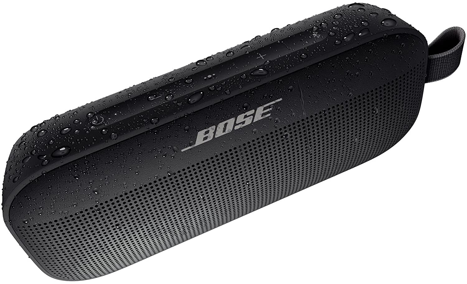 Bose SoundLink Flex Bluetooth Portable Speaker - Wireless Waterproof Outdoor Speaker with Rich Bass, IP67 Rating, 12-Hour Battery for Travel, Beach, Pool & Camping (Renewed, Black) - Perfect for Backyard Parties, Hiking & Water Adventures