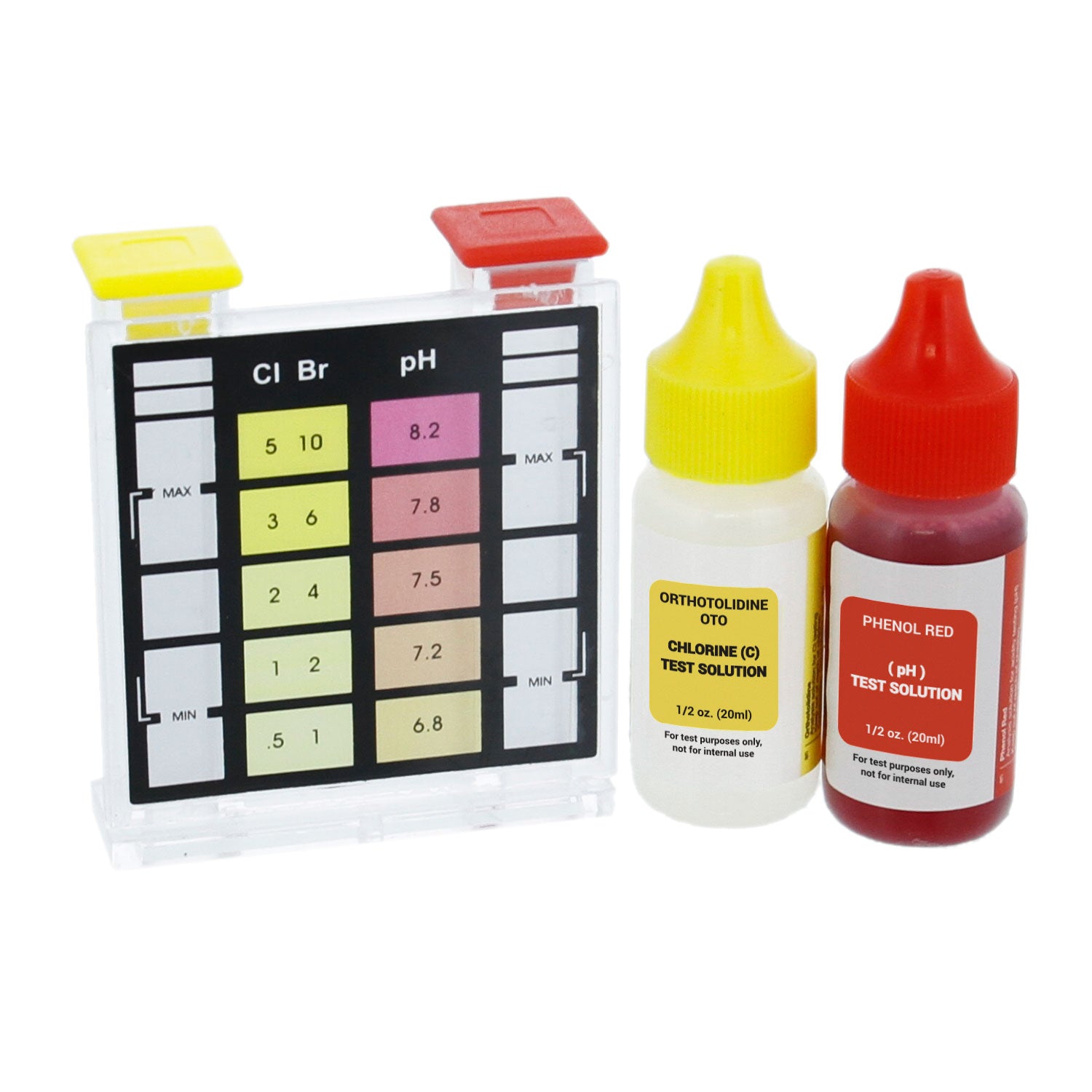 U.S. Pool Supply® Standard 3-Way Swimming Pool & Spa Water Test Kit - pH, Chlorine & Bromine Testing for Clean & Safe Water - Perfect for Home Pools, Hot Tubs & Spas