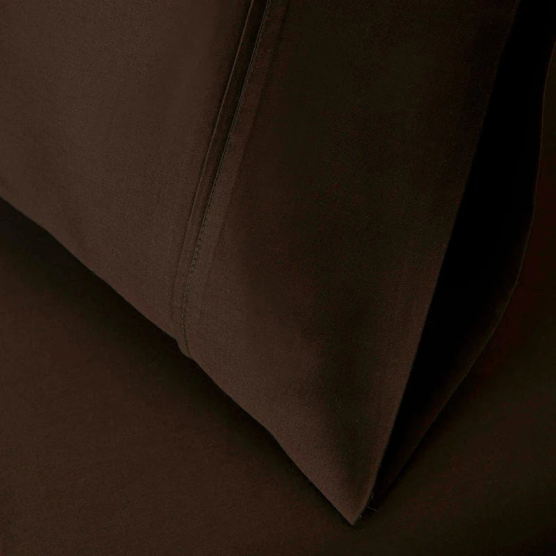 Premium 530 Thread Count 100% Egyptian Cotton Pillowcase Set of 2 - Ultra Soft & Breathable Bedding for Luxury Hotels & Home Use
