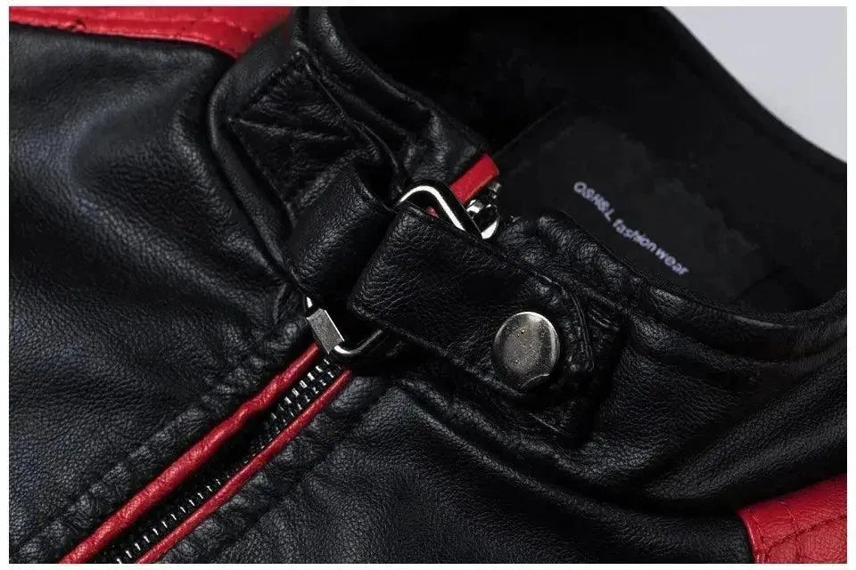 Stylish Slim Fit Men's Leather Biker Jacket - Motorcycle Riding, Casual Outwear, Fashion Statement for Men | Perfect for Riding, Night Out, and Everyday Wear