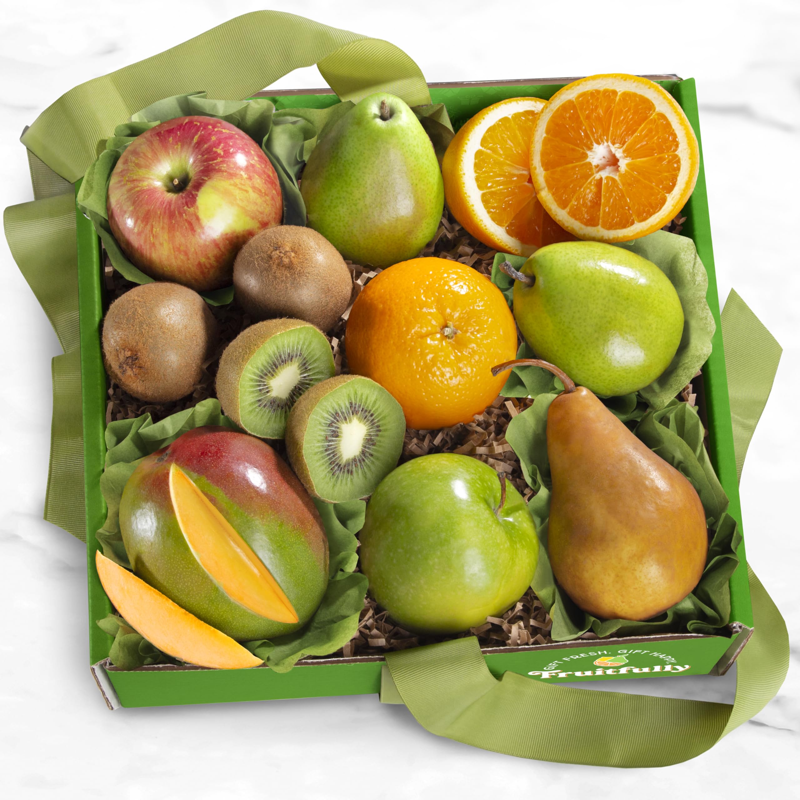 Organic Golden State Signature Fruit Gift Collection - Assorted Mixed Fruits for Holidays, Corporate Gifts & Healthy Snacking