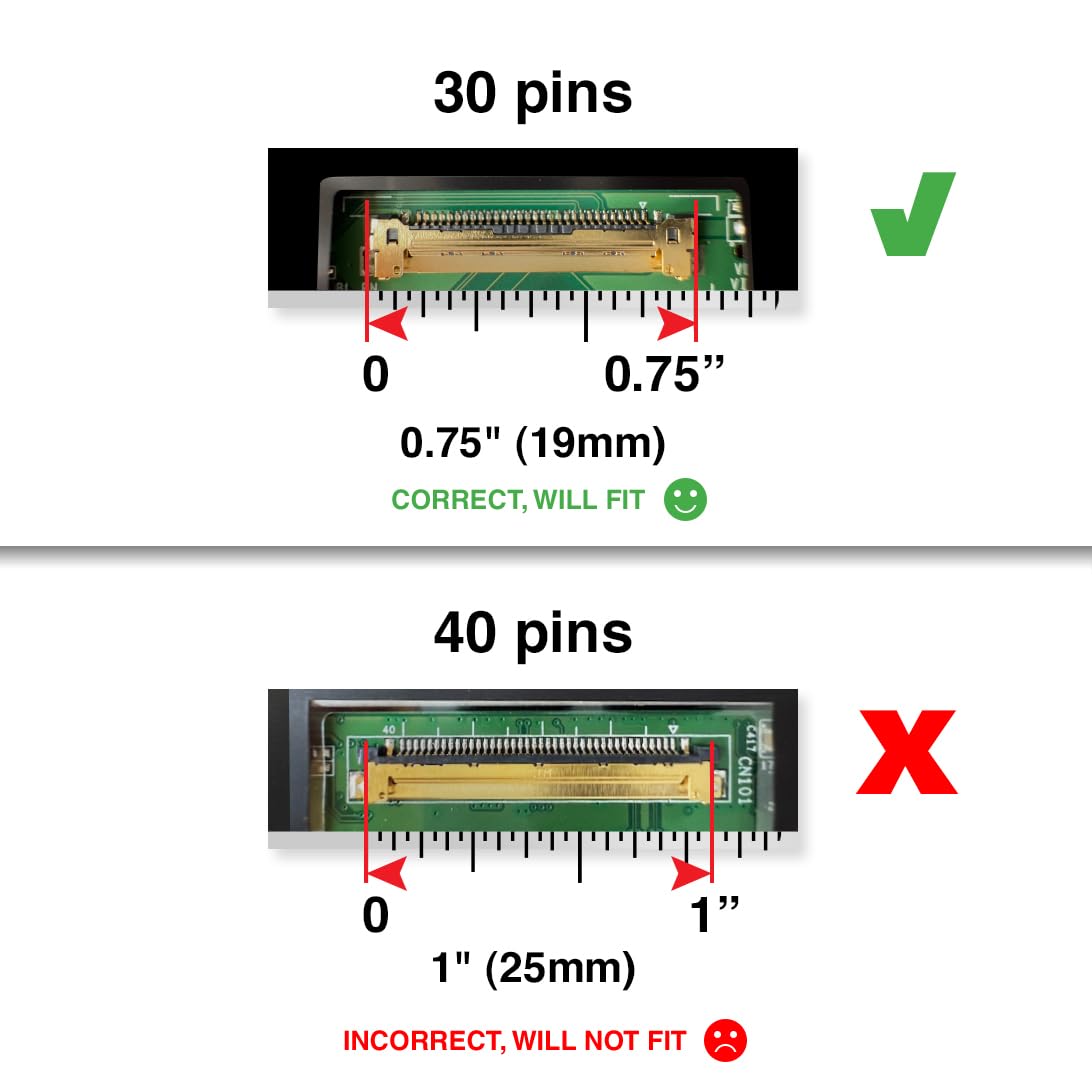 ASUS VivoBook L403SA LCD Screen Replacement - 30-Pin FHD 1920x1080 Matte LED Display with Installation Tools - Perfect for DIY Repair & Home Office Use