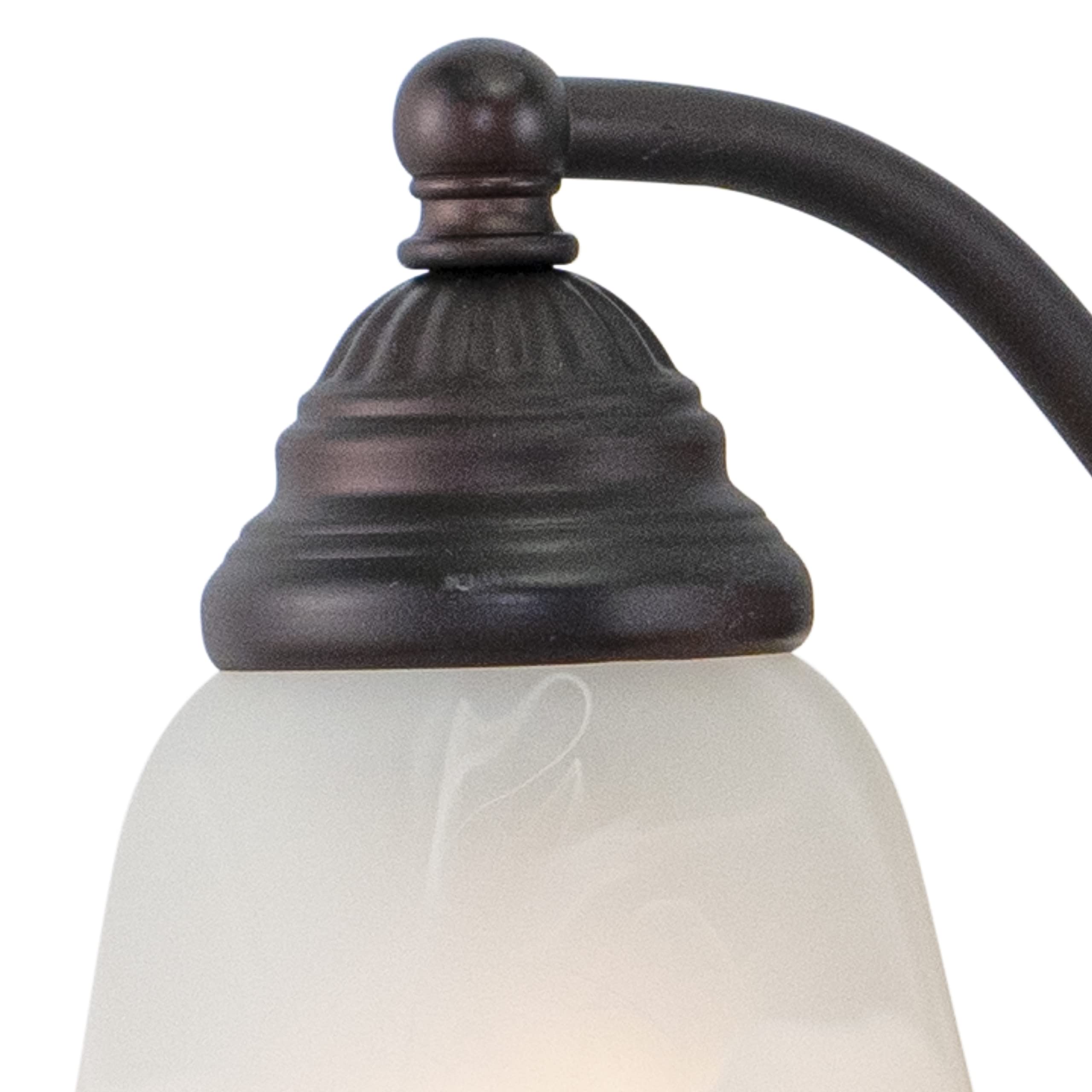 Stanford 3-Light Bronze Bathroom Vanity Light Fixture - Perfect for Modern Bathroom Lighting & Vanity Mirror Illumination