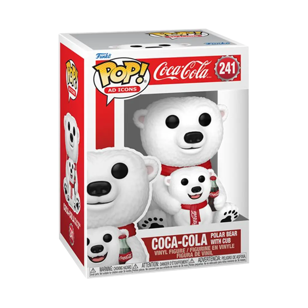 Funko POP! Coca Cola Polar Bear with Cub - Collectible Vinyl Figure - Perfect for Coca Cola Fans & Pop Culture Collectors - Great Gift for Holidays & Home Decor