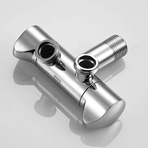 Handheld Toilet Sprayer - Dual Switch Brass Shower Spray Head for Bathroom Cleaning, Cloth Diaper Rinse & Pet Washing | Round Spray Gun Design | Perfect for Baby Care, Pet Grooming & Household Hygiene