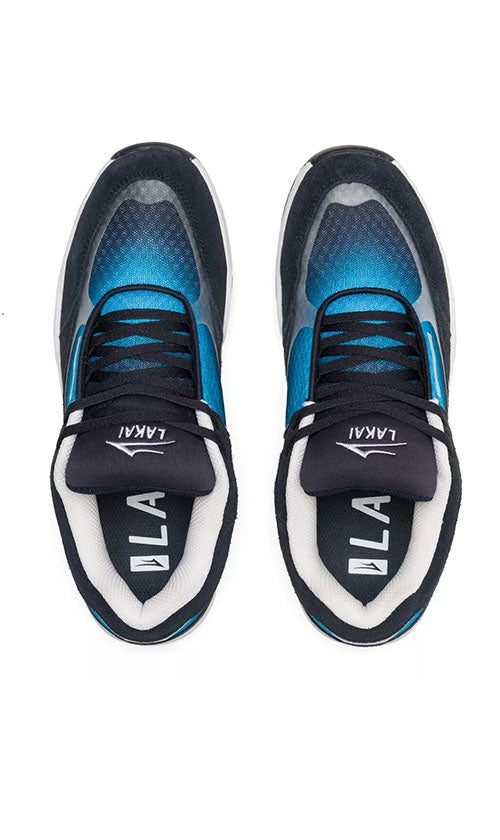 Lakai Fade Suede Skate Shoes for Men - Navy Blue Fade Color - Comfortable & Durable Sneakers for Skateboarding, Streetwear & Casual Wear