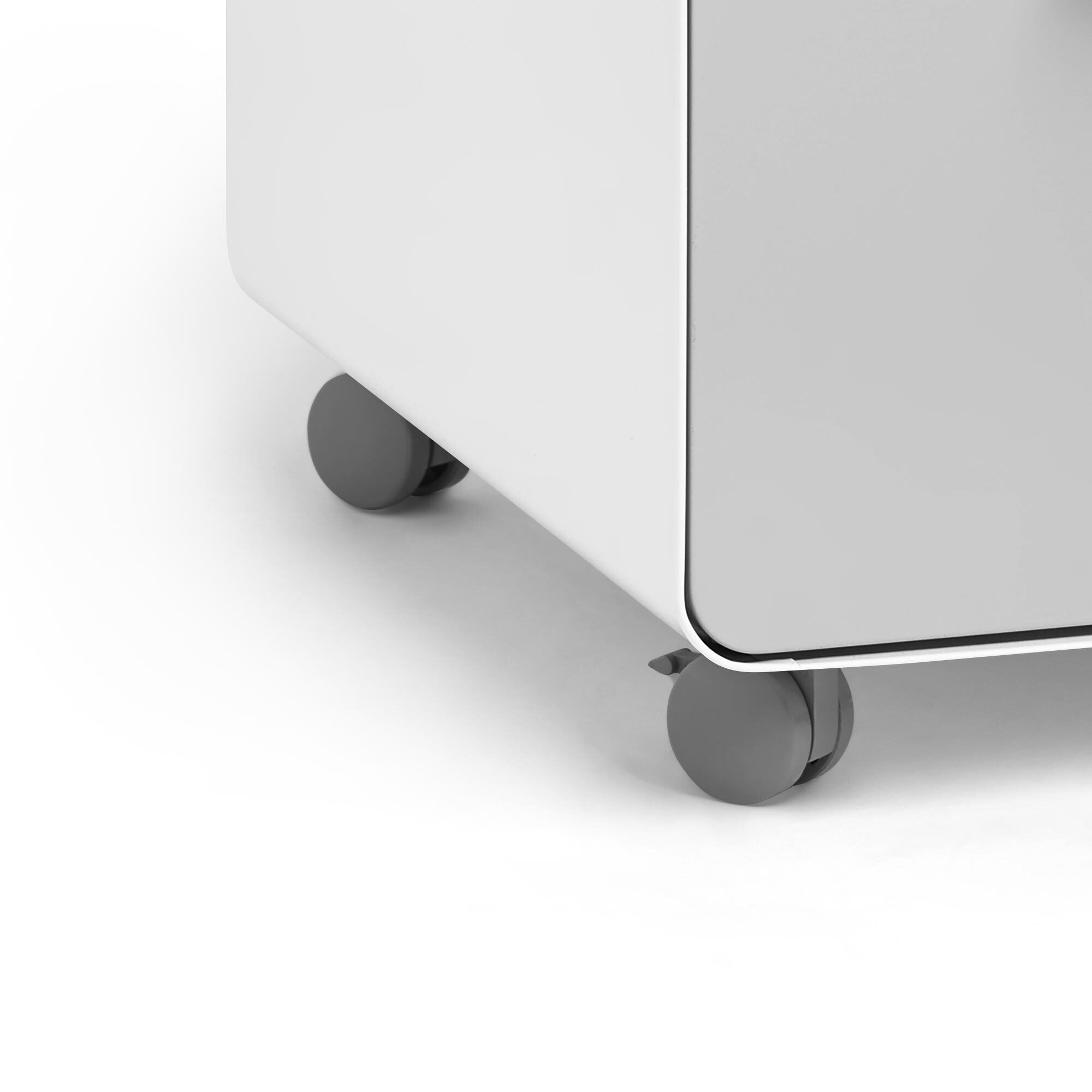 4-Pack Heavy Duty Gray Casters with 360° Swivel & Brakes - Perfect for Office Chairs, Furniture, and Industrial Equipment
