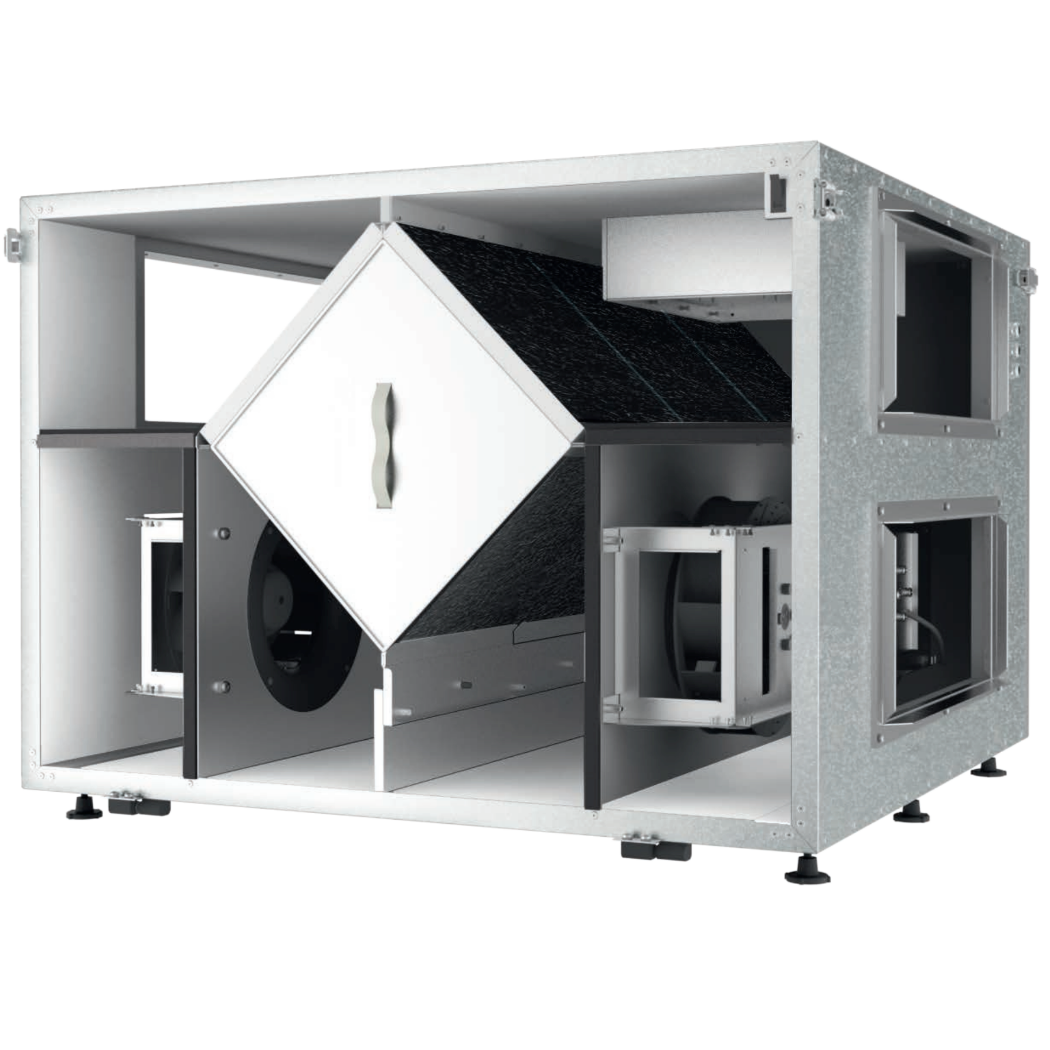 Vents Commercial Airlite Series Energy Recovery Ventilators - High Efficiency ERV System for Fresh Air Ventilation in Offices & Buildings