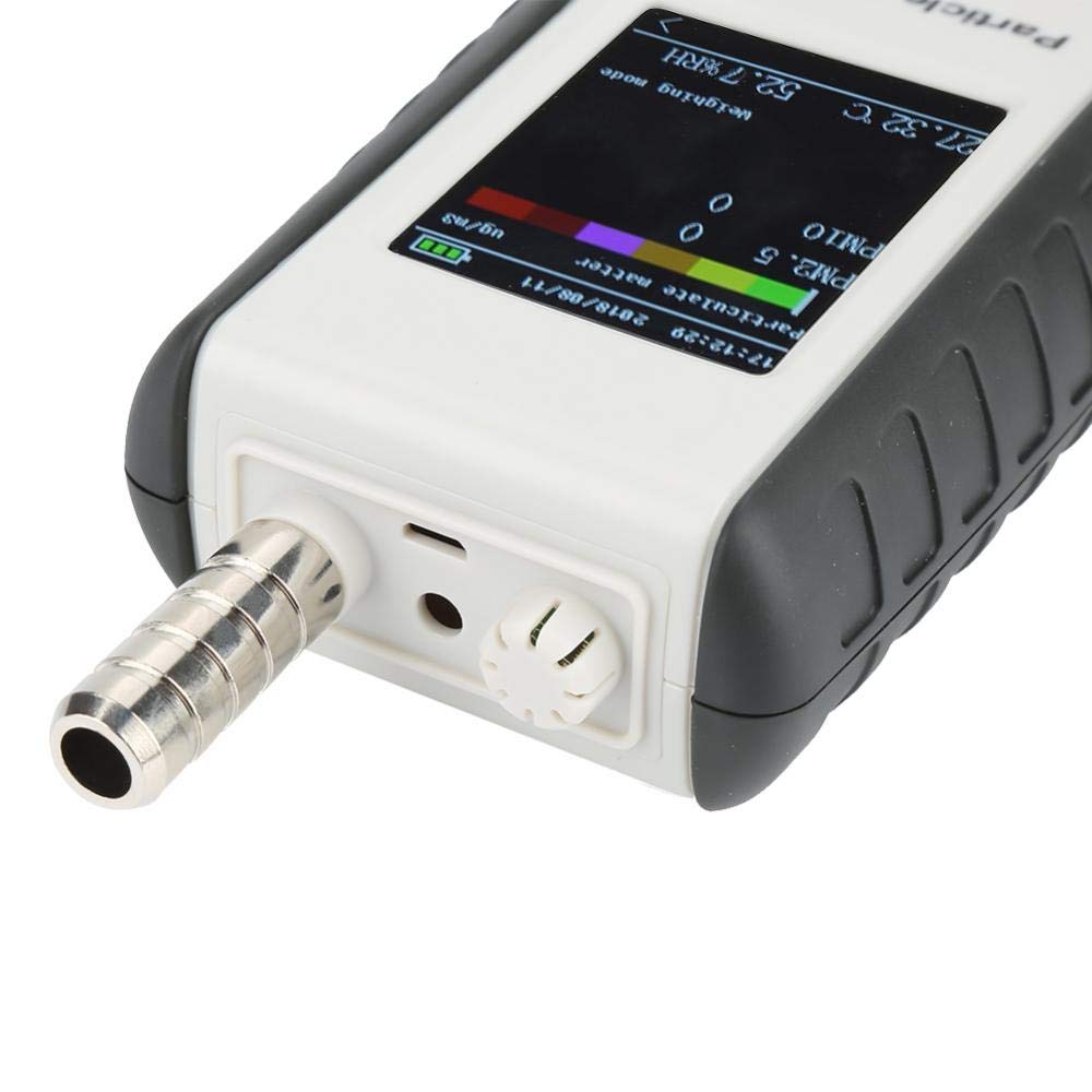 HT-9600 Portable Air Quality Monitor - PM2.5/PM10 Particle Counter, Temperature & Humidity Meter, Real-Time Indoor Air Analyzer for Home, Office & Car | Perfect for Allergy Sufferers, Parents & Health-Conscious Individuals