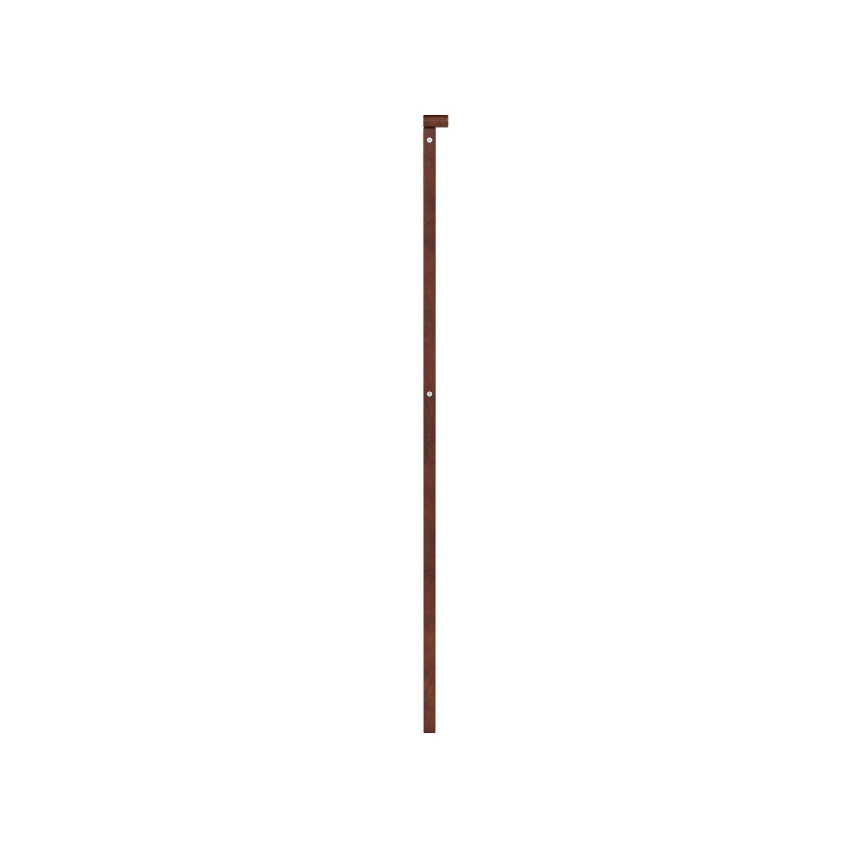 AFI Mission King Solid Wood Headboard with USB Charging Ports - Walnut Finish for Modern Bedroom Decor - Perfect for Master Bedroom, Guest Room & Hotel Stays