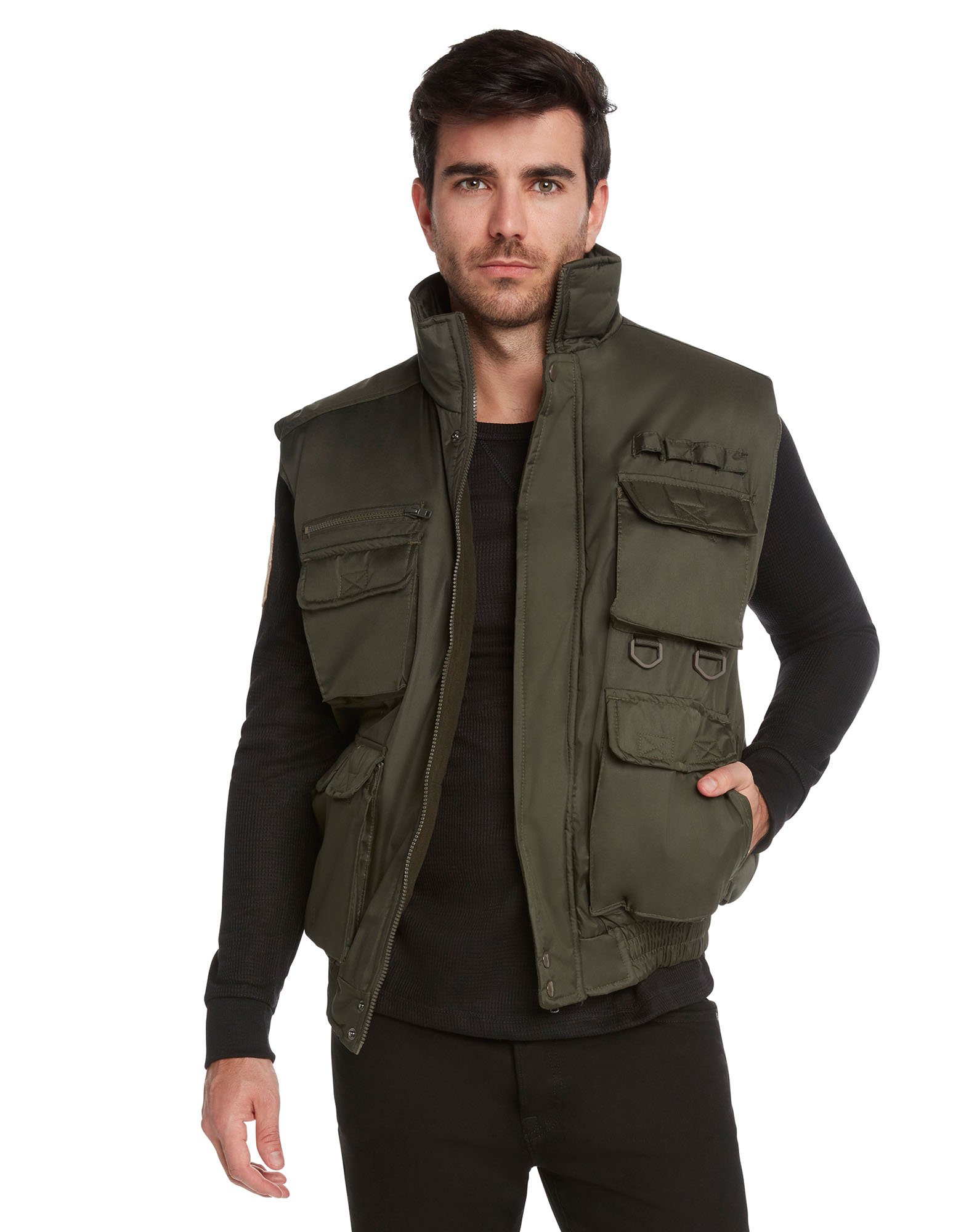 9 Crowns Men's Tactical Vest for Fishing & Hunting - Durable Outdoor Gear for Adventure & Survival - Perfect for Camping, Hiking & Airsoft