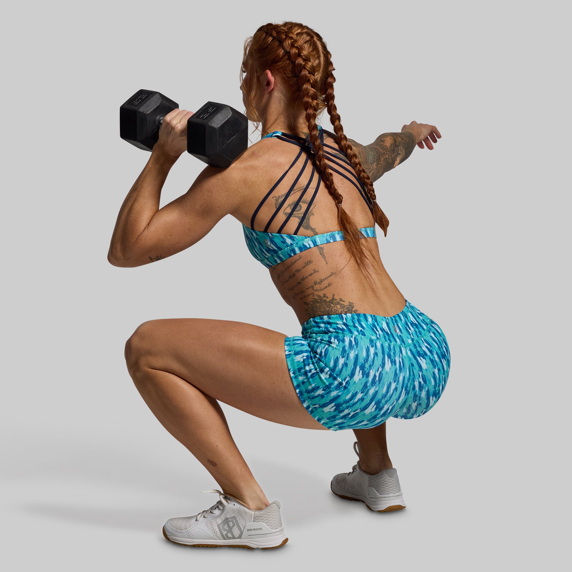 Sexy High Waisted Booty Shorts for Women - Double Take Waterfall Design | Perfect for Gym, Yoga, Beach & Summer Outfits