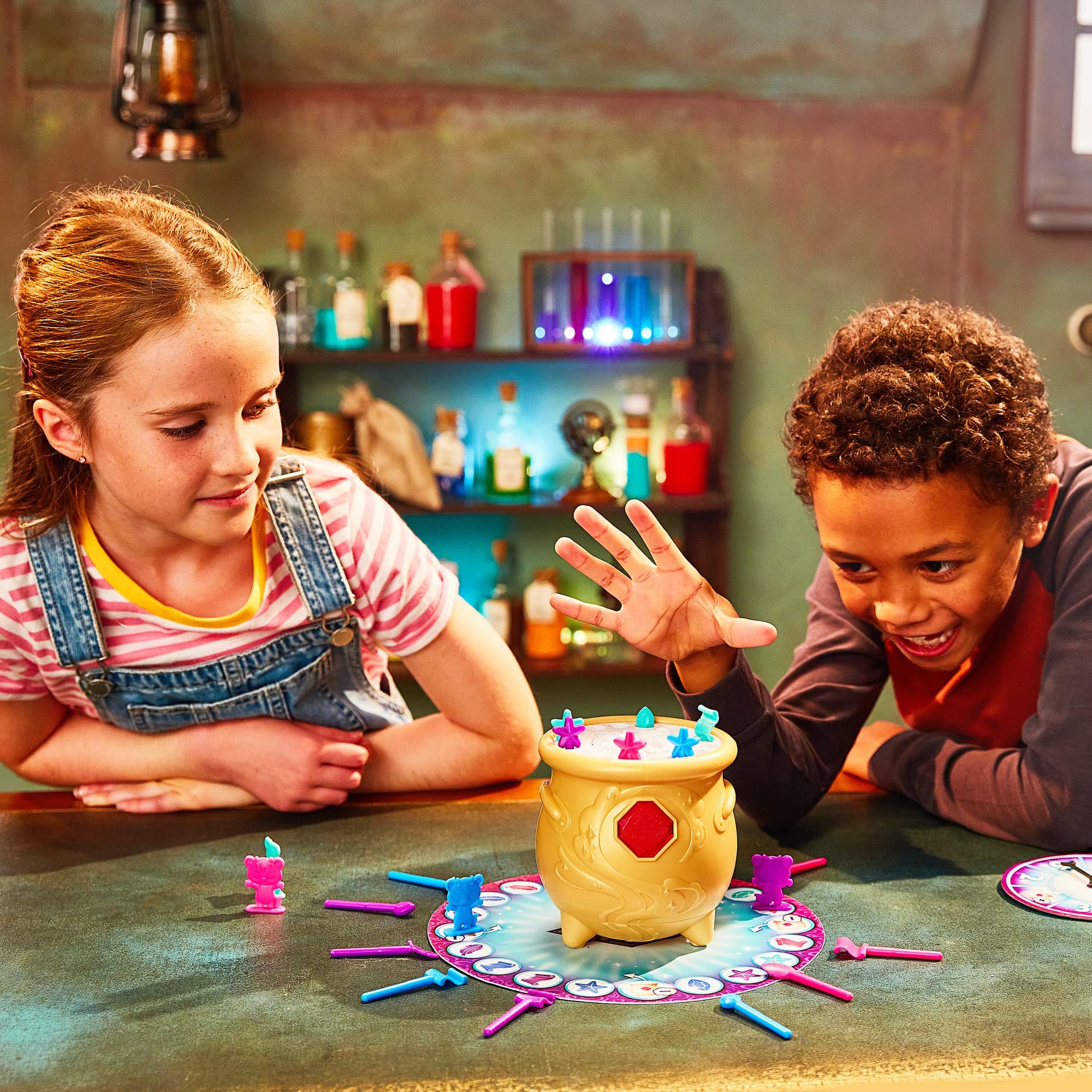 Magic Mixies Potion Game - Interactive Cauldron Toy for Kids | Mix Magic Ingredients to Make Mixie Pop Up & Win | Fun Family Game Night & Birthday Party Activity