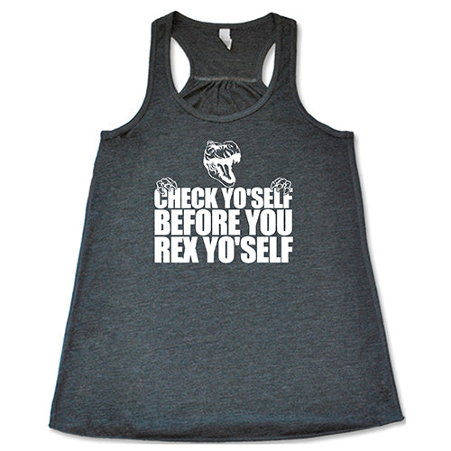 Check Yourself Before You Wreck Yourself T-Shirt - Funny Sarcastic Quote Tee for Men & Women - Perfect for Casual Wear, Parties, and Gifts