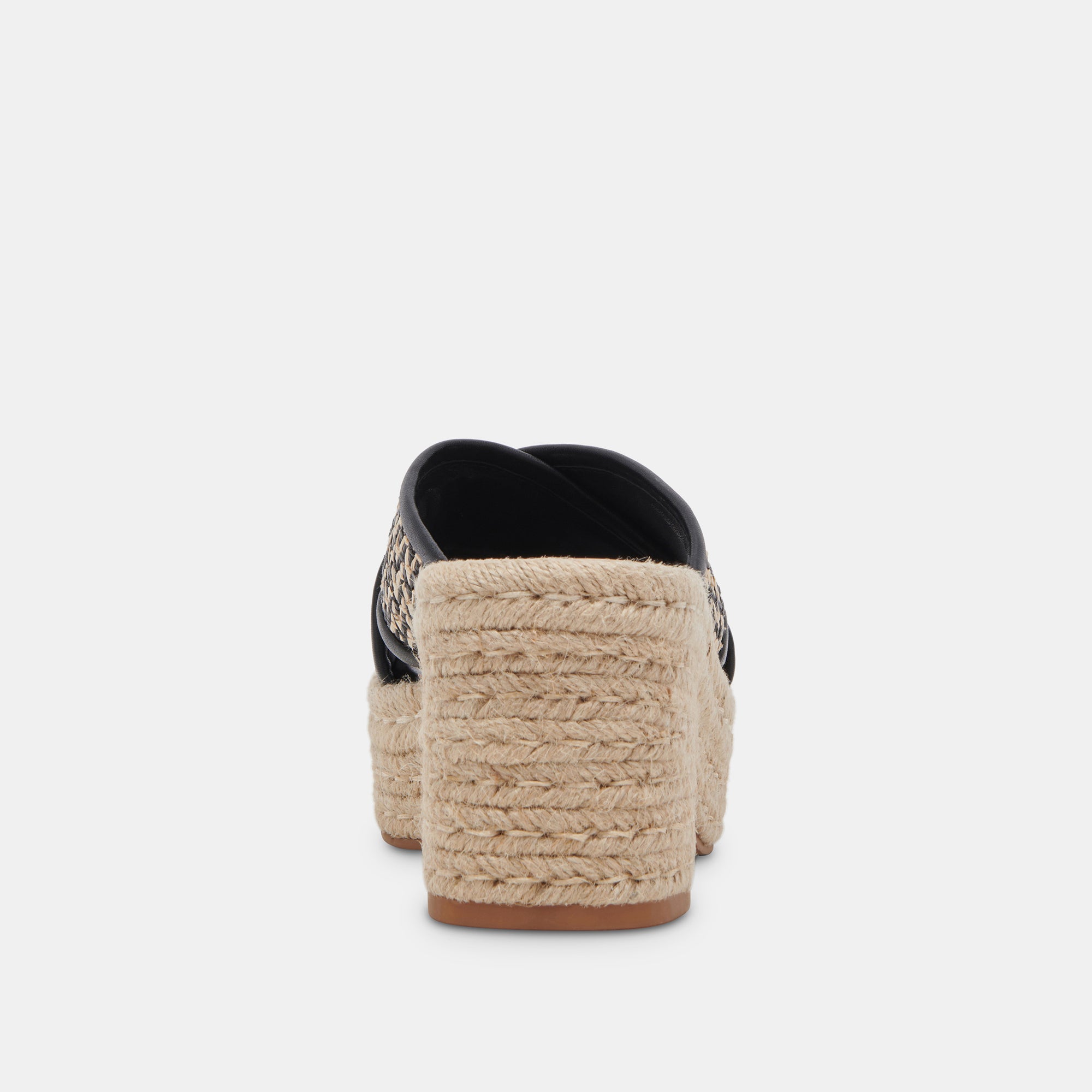 Eldora Women's White & Black Raffia Heels - Comfortable Summer Sandals for Beach, Party & Casual Wear