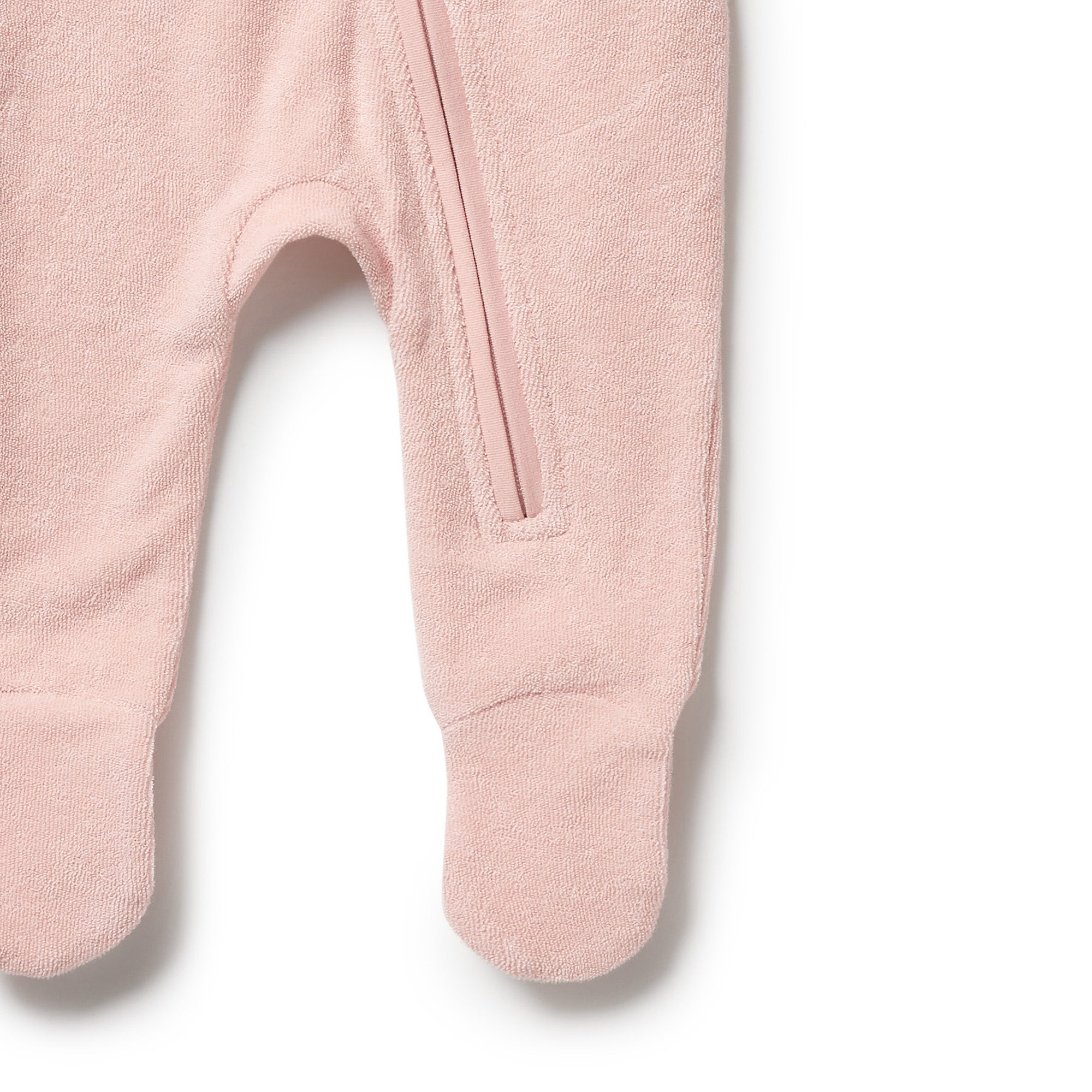 Organic Baby Terry Zipsuit - Soft 100% Cotton One-Piece Romper for Newborns & Infants | Easy Diaper Change, Perfect for Playtime & Sleep