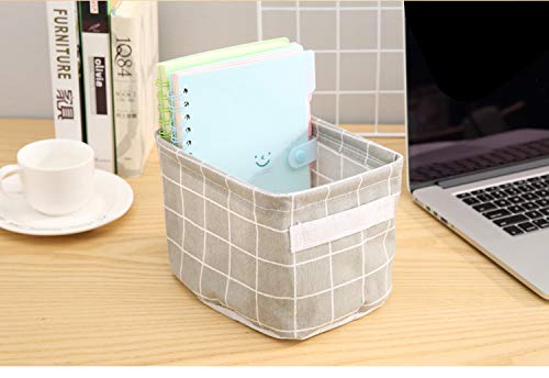 4-Pack Small Storage Baskets with Handles - 7.9