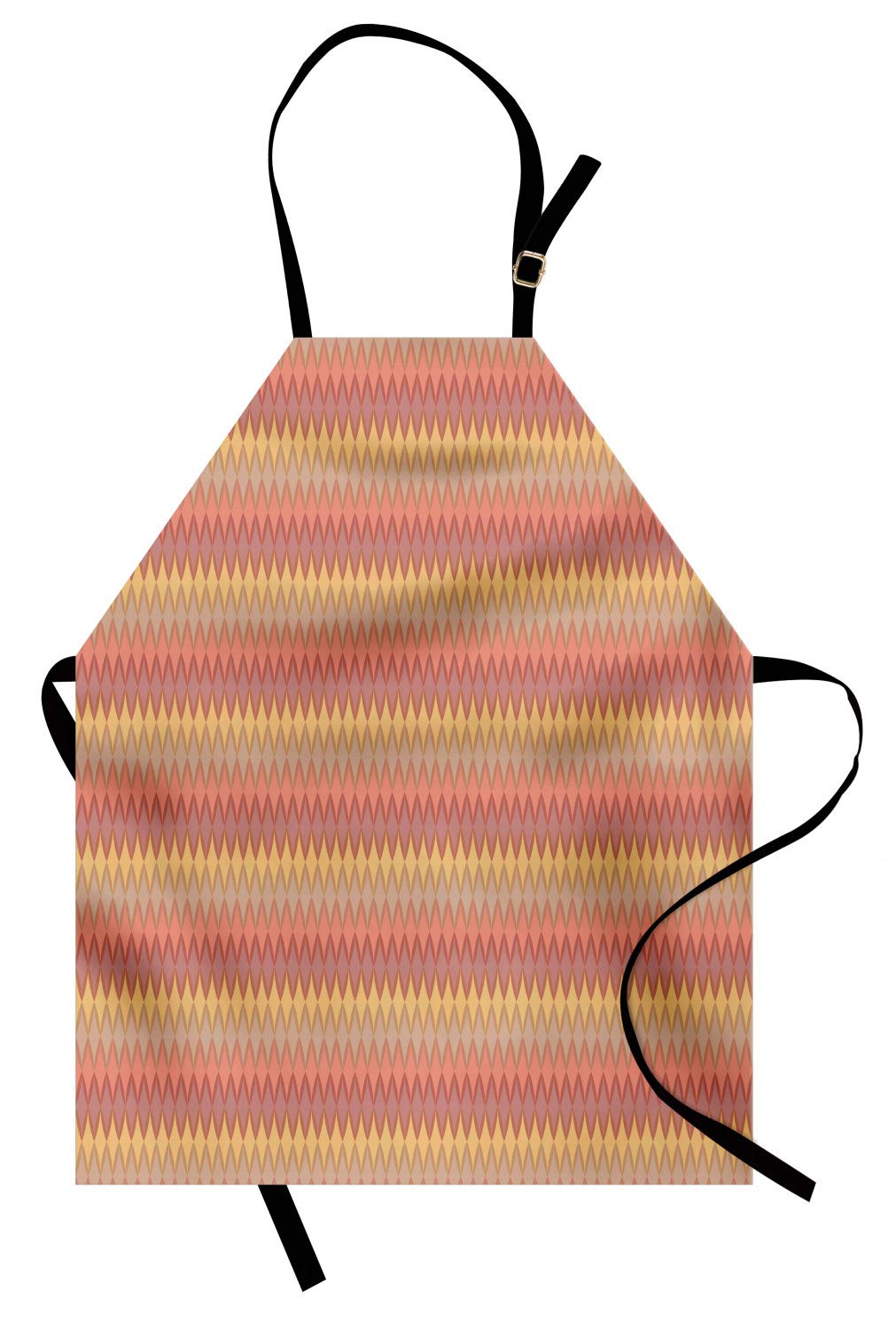 Ambesonne Floral Apron - Adjustable Unisex Kitchen Bib for Cooking & Gardening