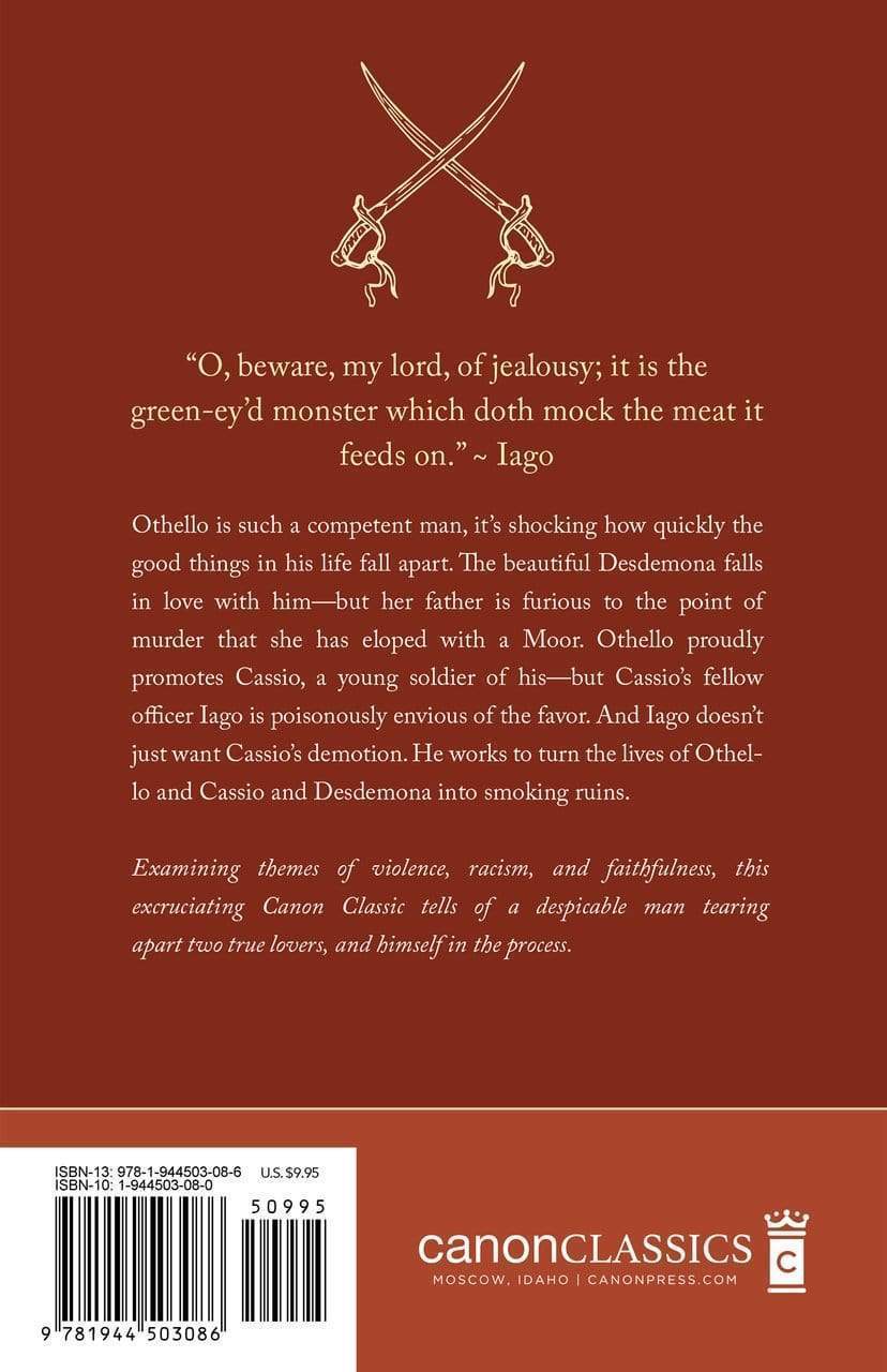 Othello (Worldview Edition) - Classic Shakespearean Tragedy Play for Literature & Drama Studies | Perfect for Book Clubs, Classroom Discussions & Theater Performances