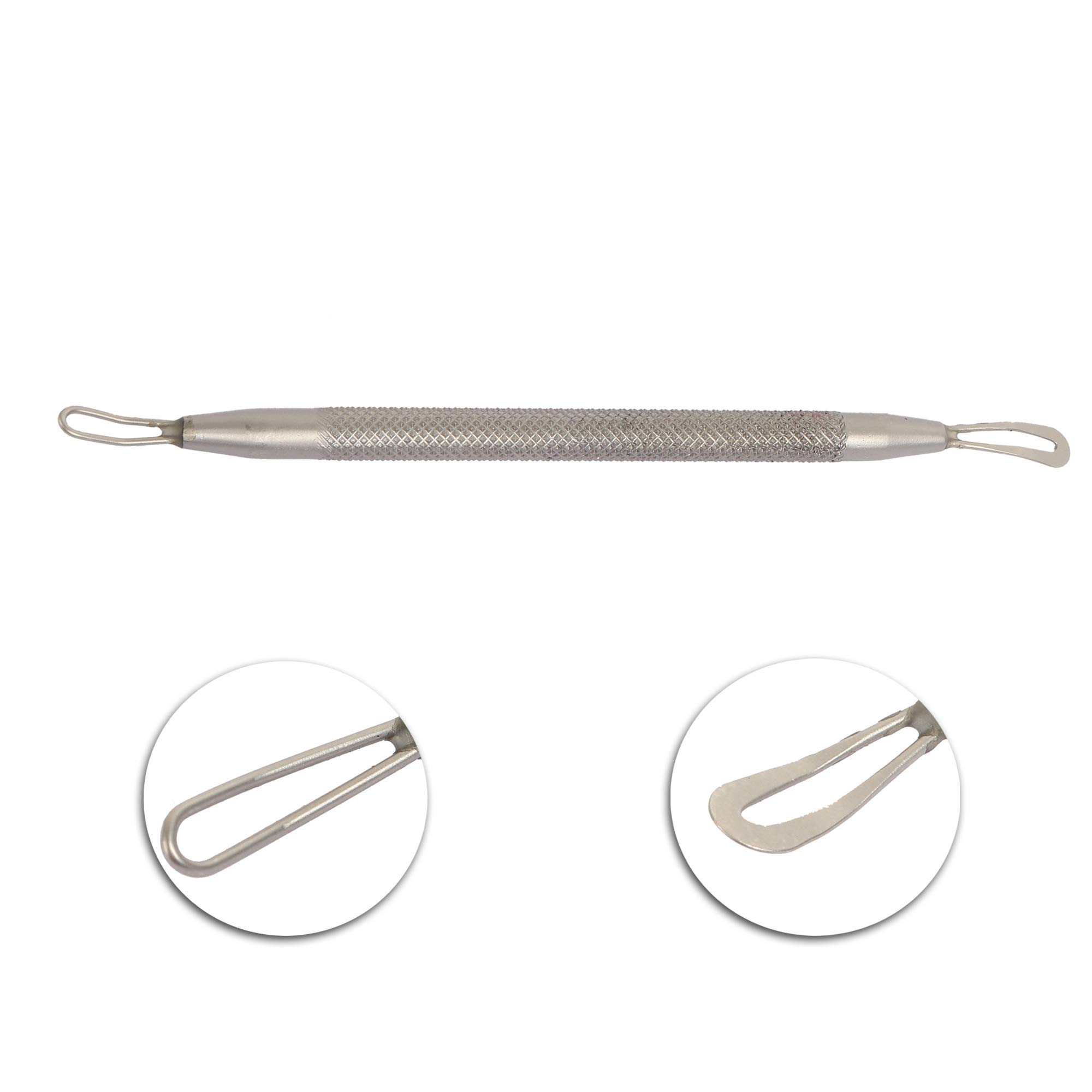 Professional Stainless Steel Blackhead Remover Tool - Acne Pimple Comedone Extractor Kit (BP-046) for Facial Skincare & Blemish Removal - Perfect for Home Spa & Beauty Routine