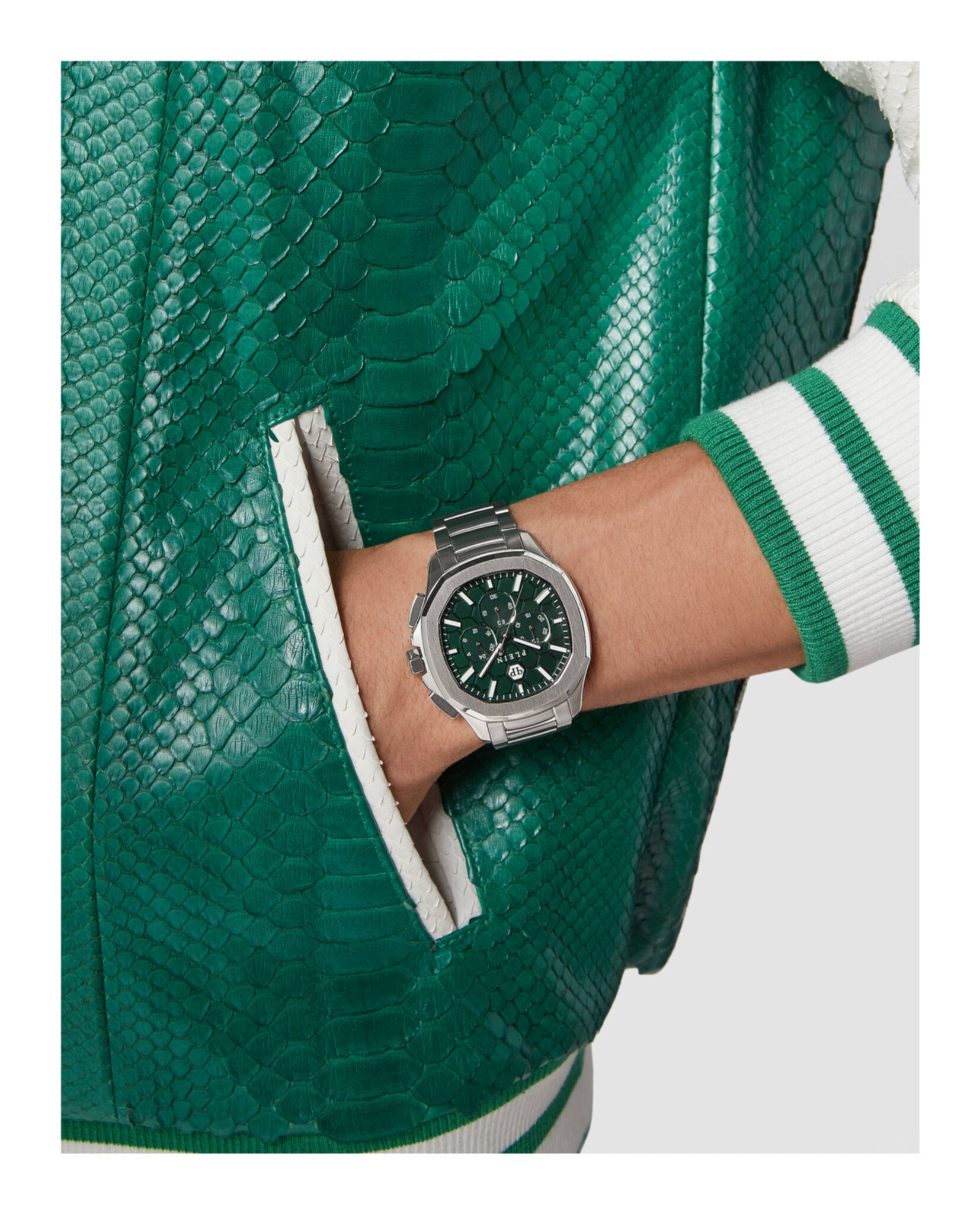 Spectre Chrono Bracelet Watch for Men & Women - Stylish Stainless Steel Waterproof Wristwatch - Perfect for Casual, Business & Outdoor Activities