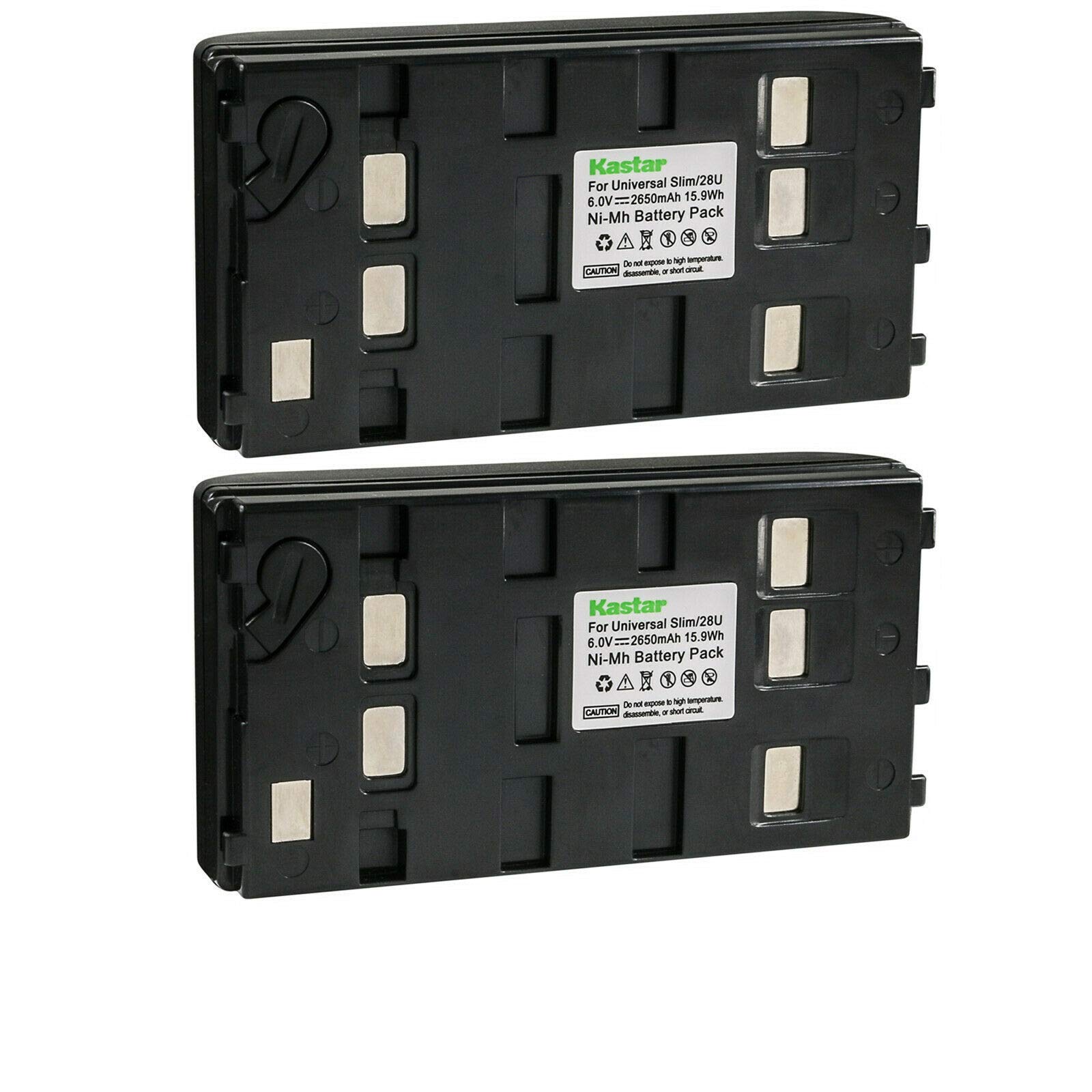 Kastar 2-Pack Replacement Battery for JVC GR-AX Series Camcorders - Compatible with GR-AX760U, GR-AX800, GR-AX820U & More - Perfect for Travel, Vlogging & Home Video Recording