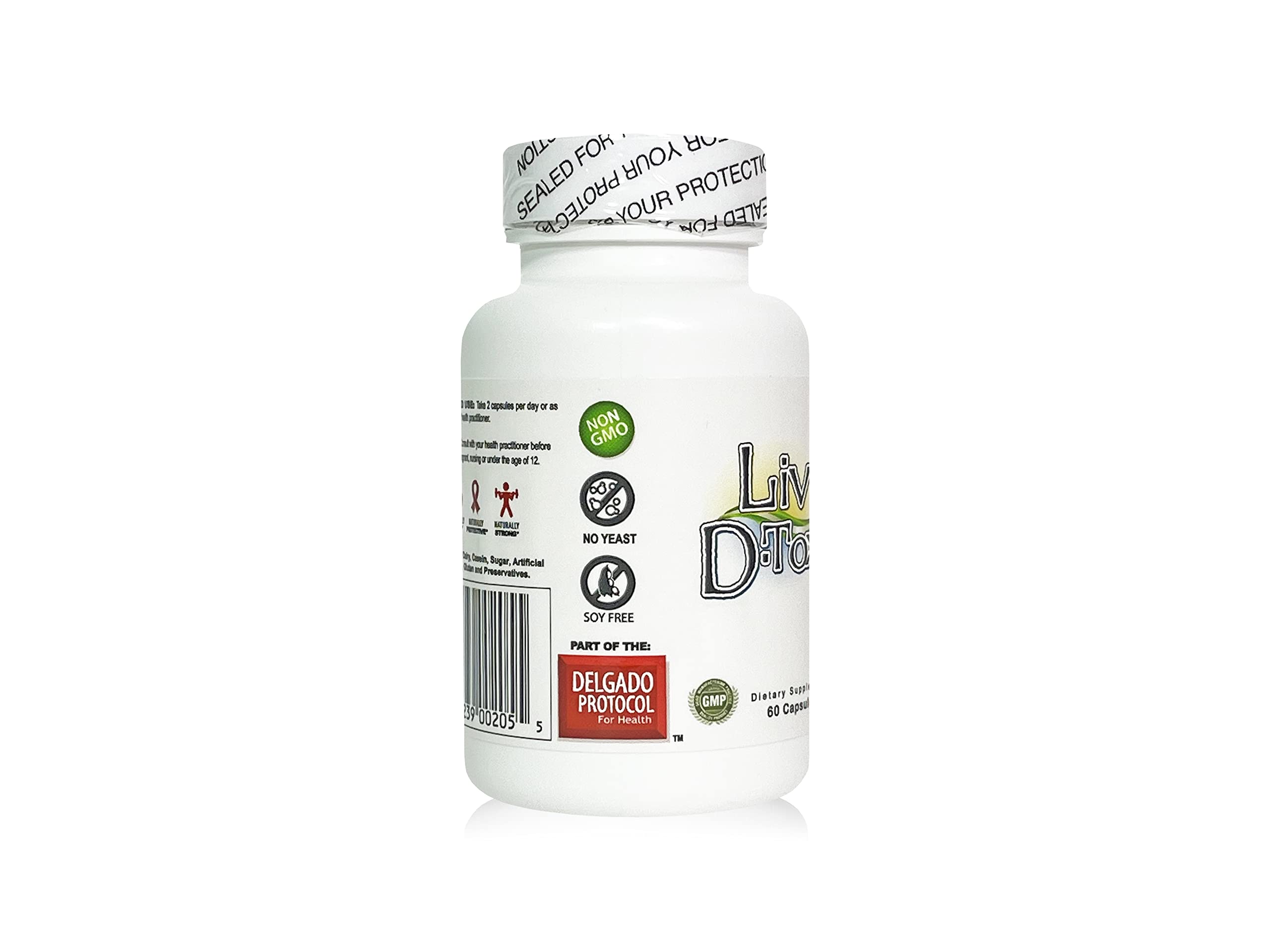 Liv D-Tox - 60 Capsules - Liver Detox & Cleanse Supplement with Turmeric, Milk Thistle & Asparagus Extract | Supports Liver Health & Detoxification | Ideal for Post-Alcohol Recovery & Heavy Meal Digestion