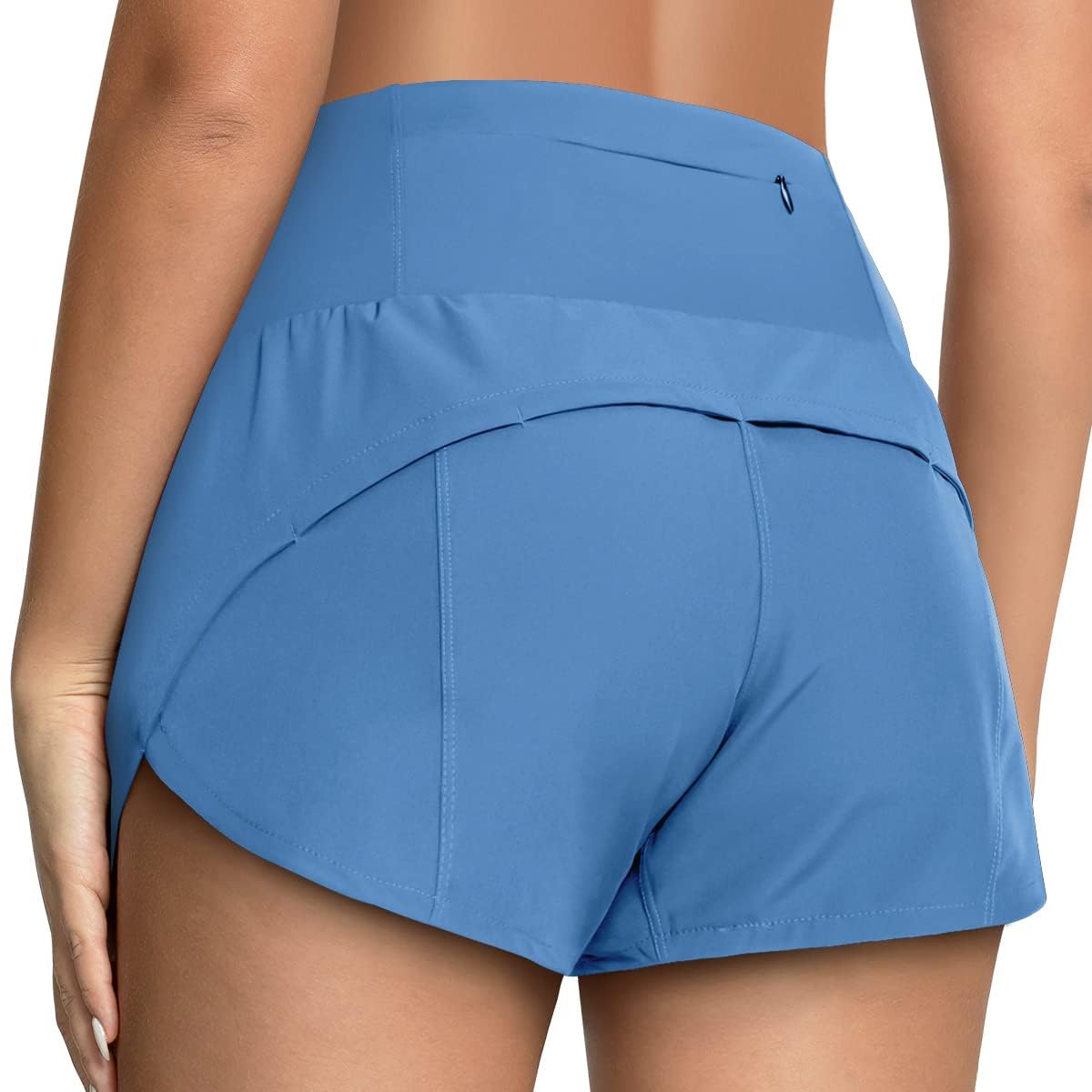 GYM RAINBOW Women's High Waisted Athletic Shorts - Lightweight Quick Dry Workout Running Shorts with Pockets for Yoga, Gym & Outdoor Activities