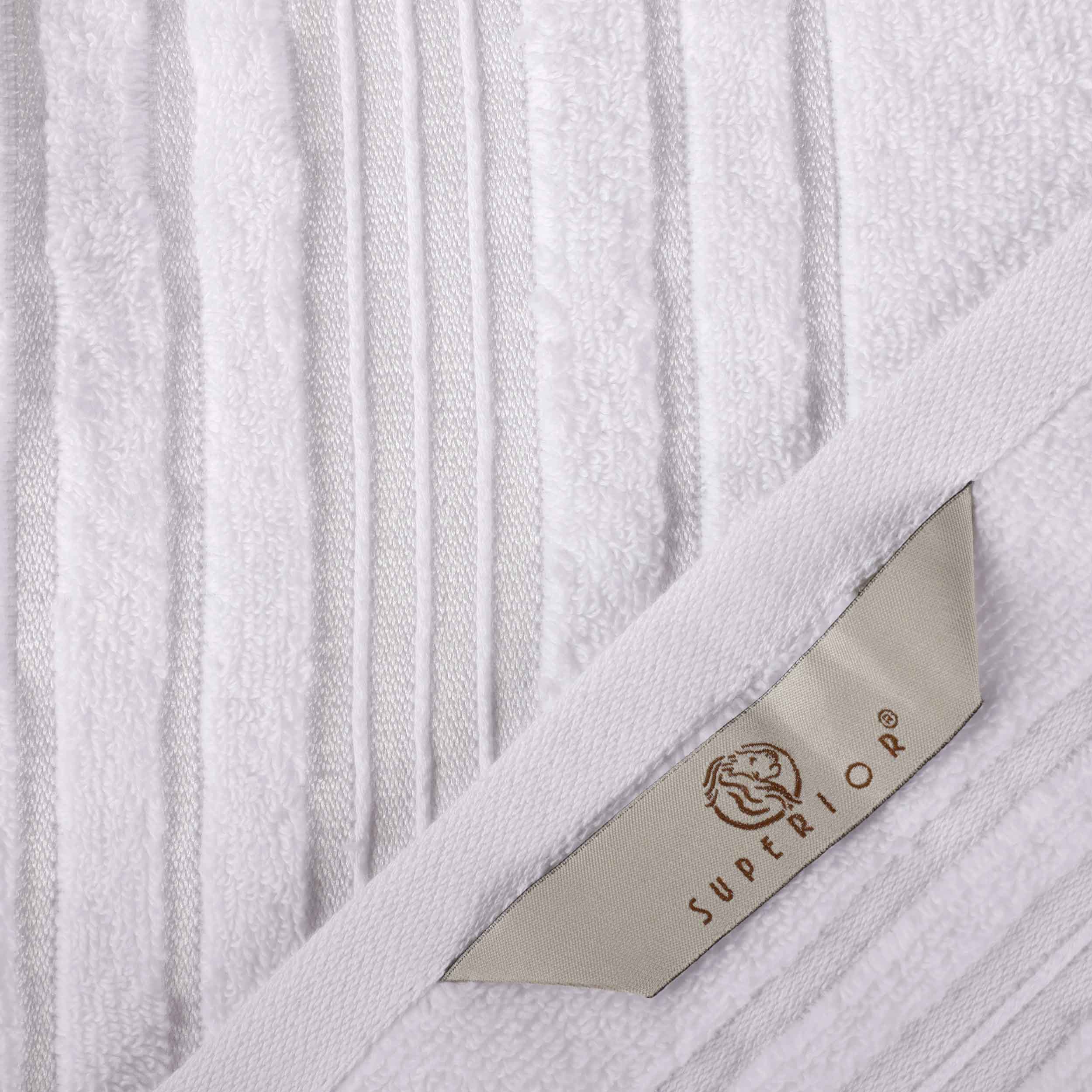 Premium 6-Piece Sadie Zero Twist Cotton Towel Set - Solid & Jacquard Floral Design | Ultra Soft & Absorbent Bath Towels for Spa, Hotel & Luxury Home Use