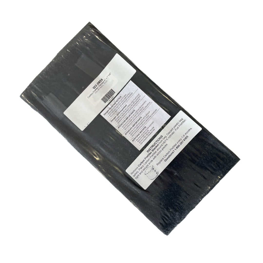 W3 0855 Carbon Pre Filter Blanket for HEPA350 Air Purifier - 1 Pack | Improves Air Quality for Home, Office & Allergy Relief