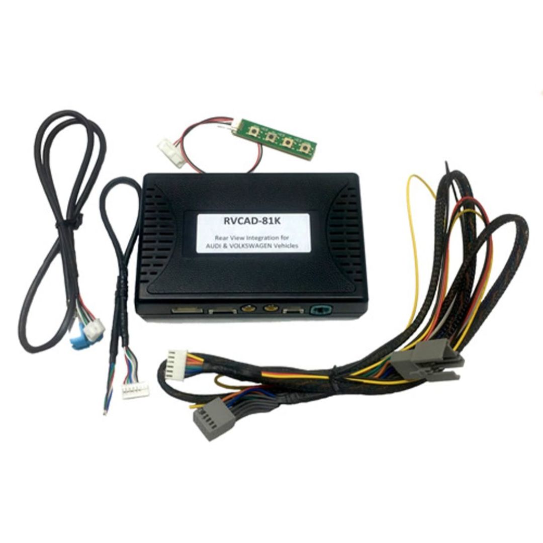 Crux RVCAD 81K Rear View Camera Integration Kit for Audi & Volkswagen Vehicles - Compatible with MMI 4G Systems & LVDS Units | Enhanced Safety & Parking Assistance for Daily Driving