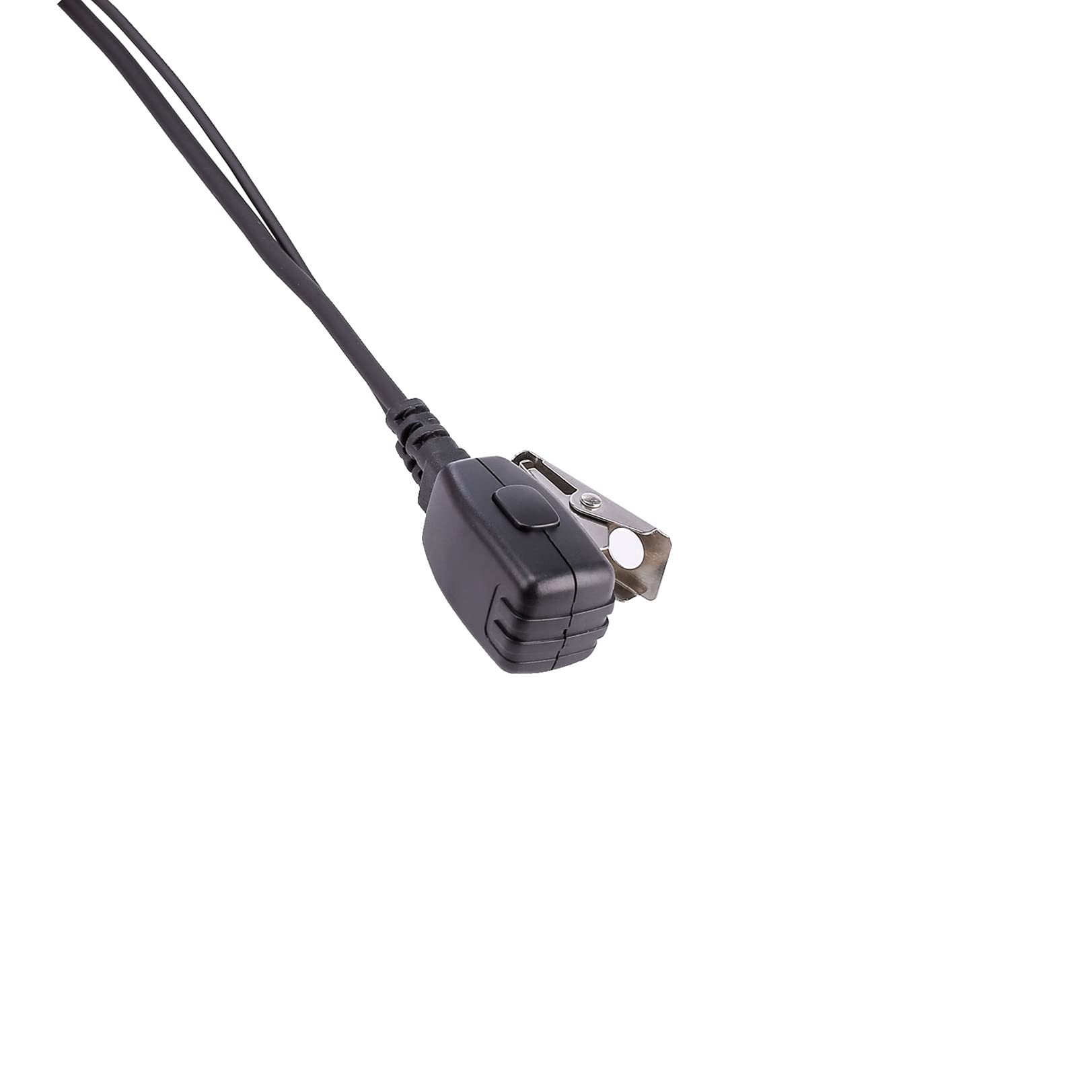 XPR 3500e XPR3300e Extendable Single-Wire Earpiece Headset with PTT Mic - Compatible with Motorola XPR3500 XPR3300 Two-Way Radios - Ideal for Security, Construction & Event Staff Communication